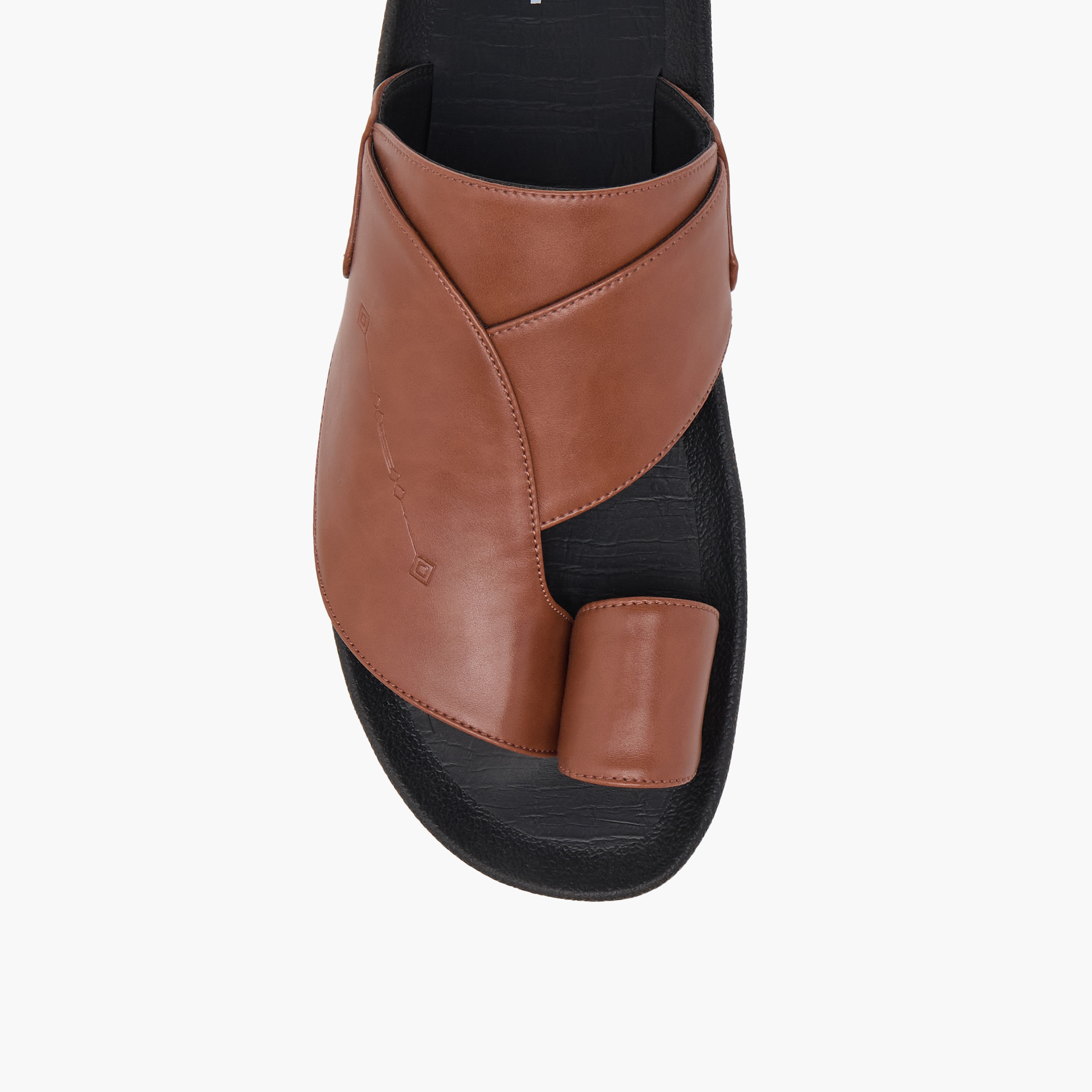LBL by Shoexpress Panelled Slip-On Arabic Sandals-men-shoes-sandals-image-3