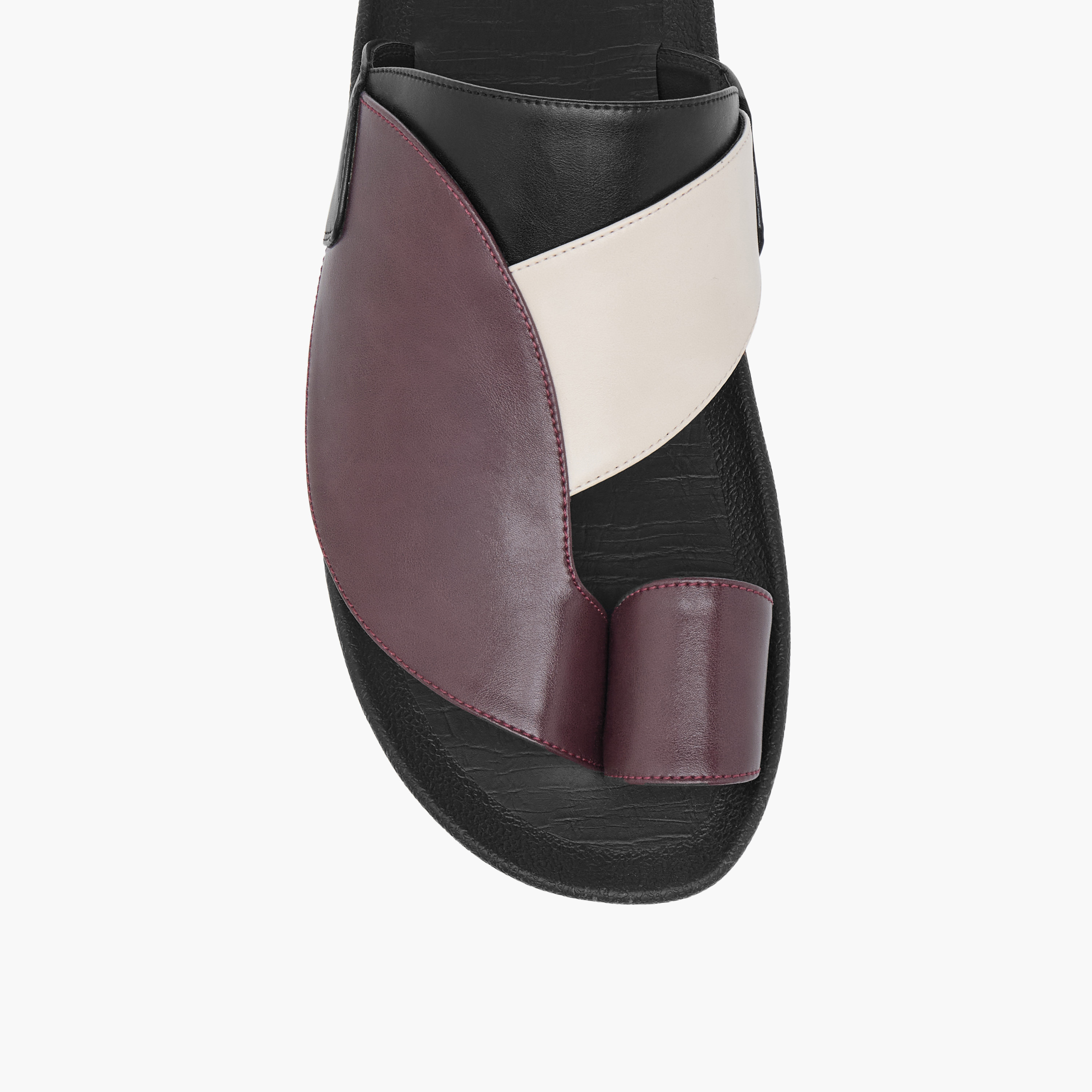LBL by Shoexpress Panelled Slip-On Arabic Sandals-men-shoes-sandals-image-3