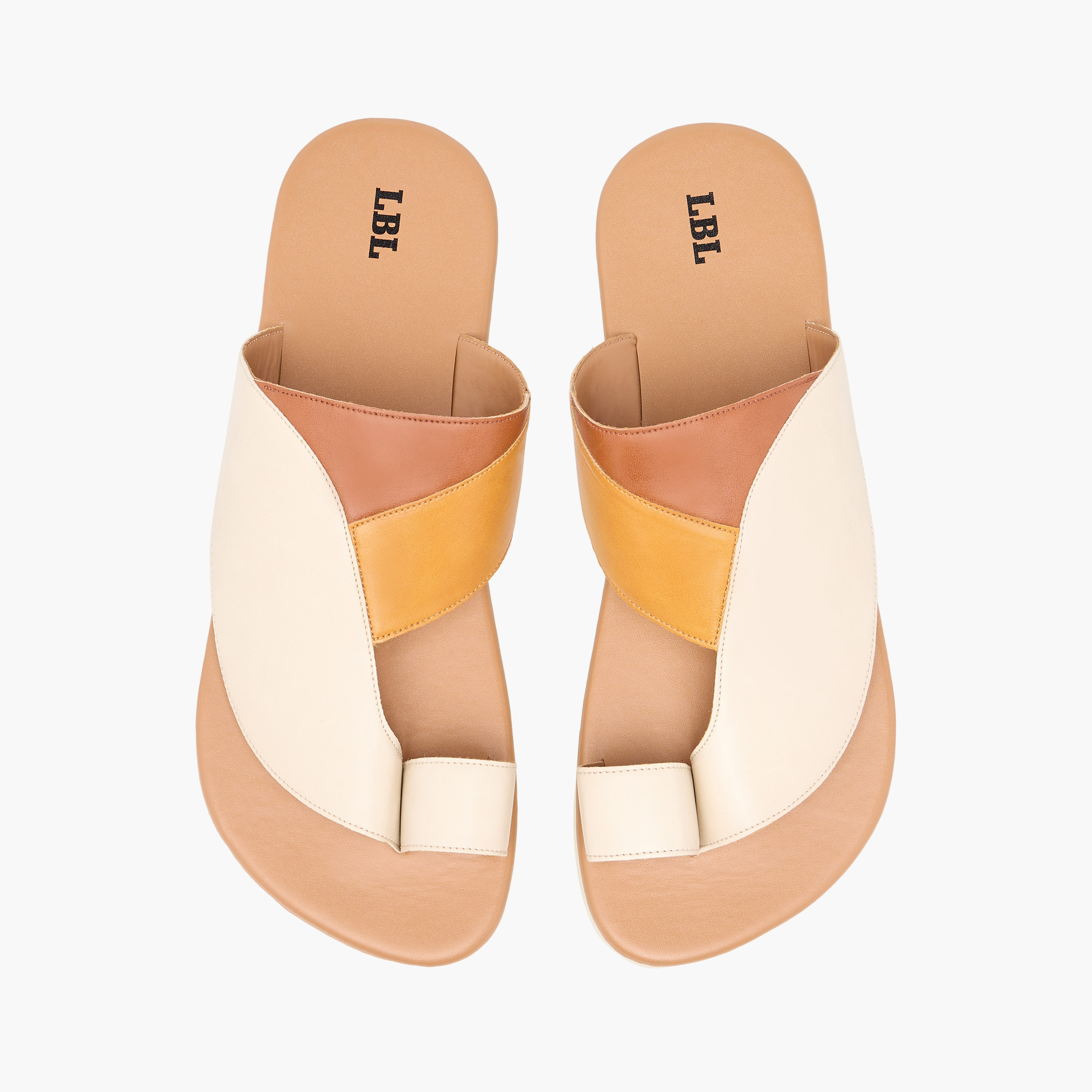 LBL by Shoexpress Panelled Slip-On Arabic Sandals-cpmen-footwear-sandals-image-1