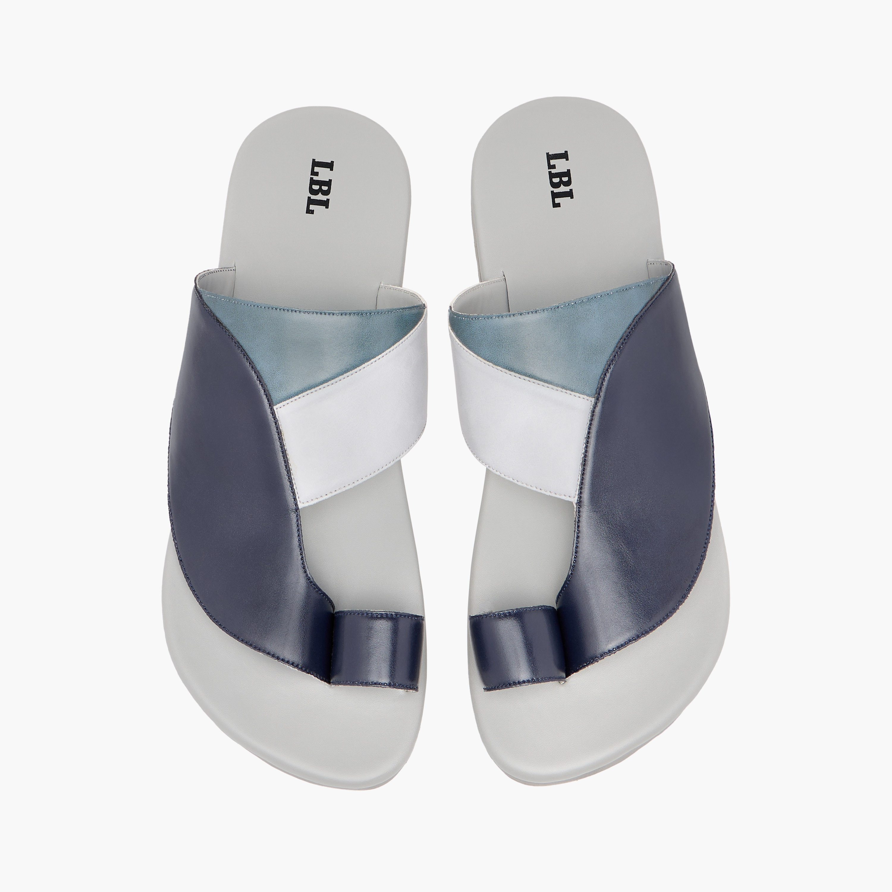 LBL by Shoexpress Panelled Slip-On Arabic Sandals-cpmen-footwear-sandals-image-5
