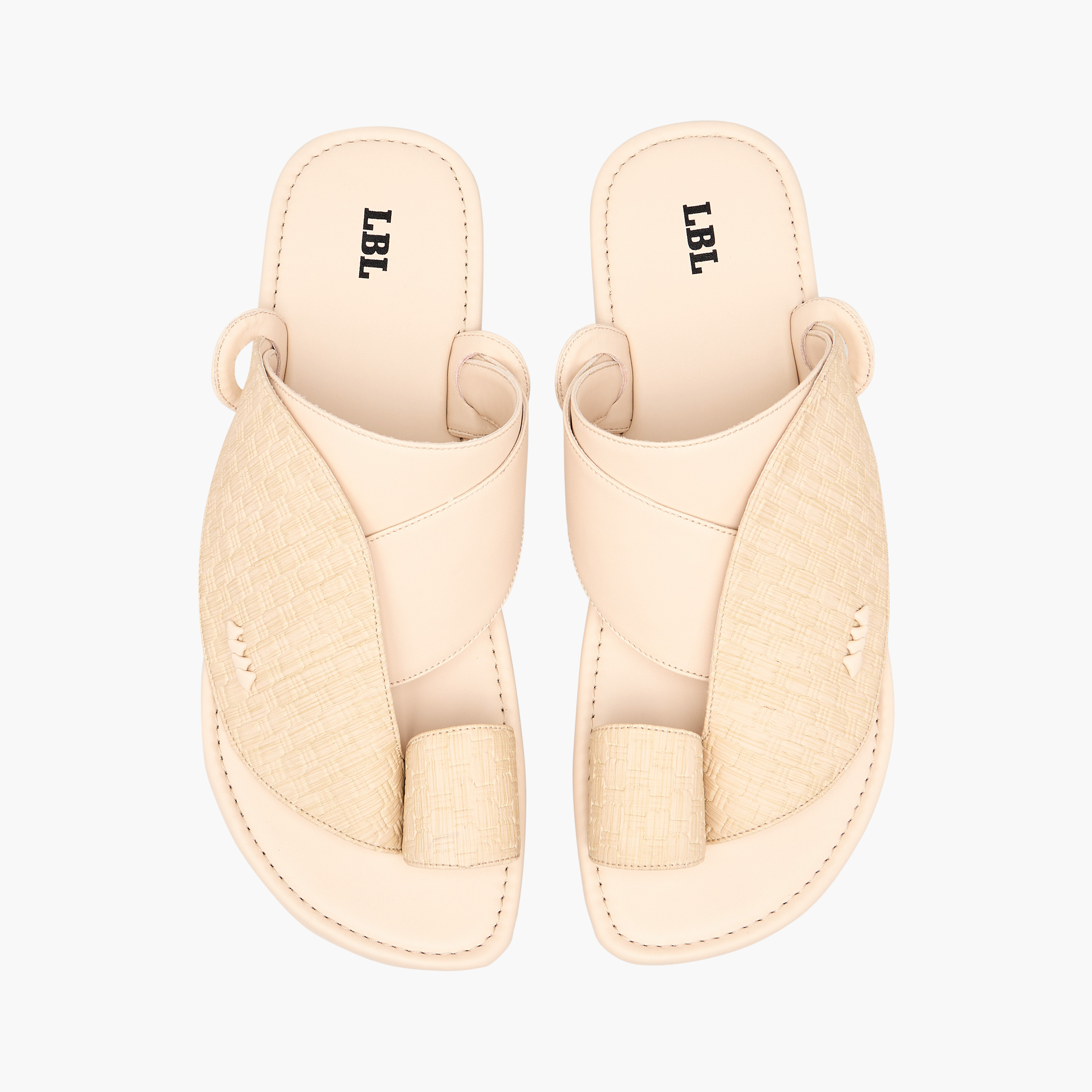 صندل عربي سهل الارتداء وبارز الملمس من إل بي إل من شو إكسبريس-men-shoes-sandals-image-5