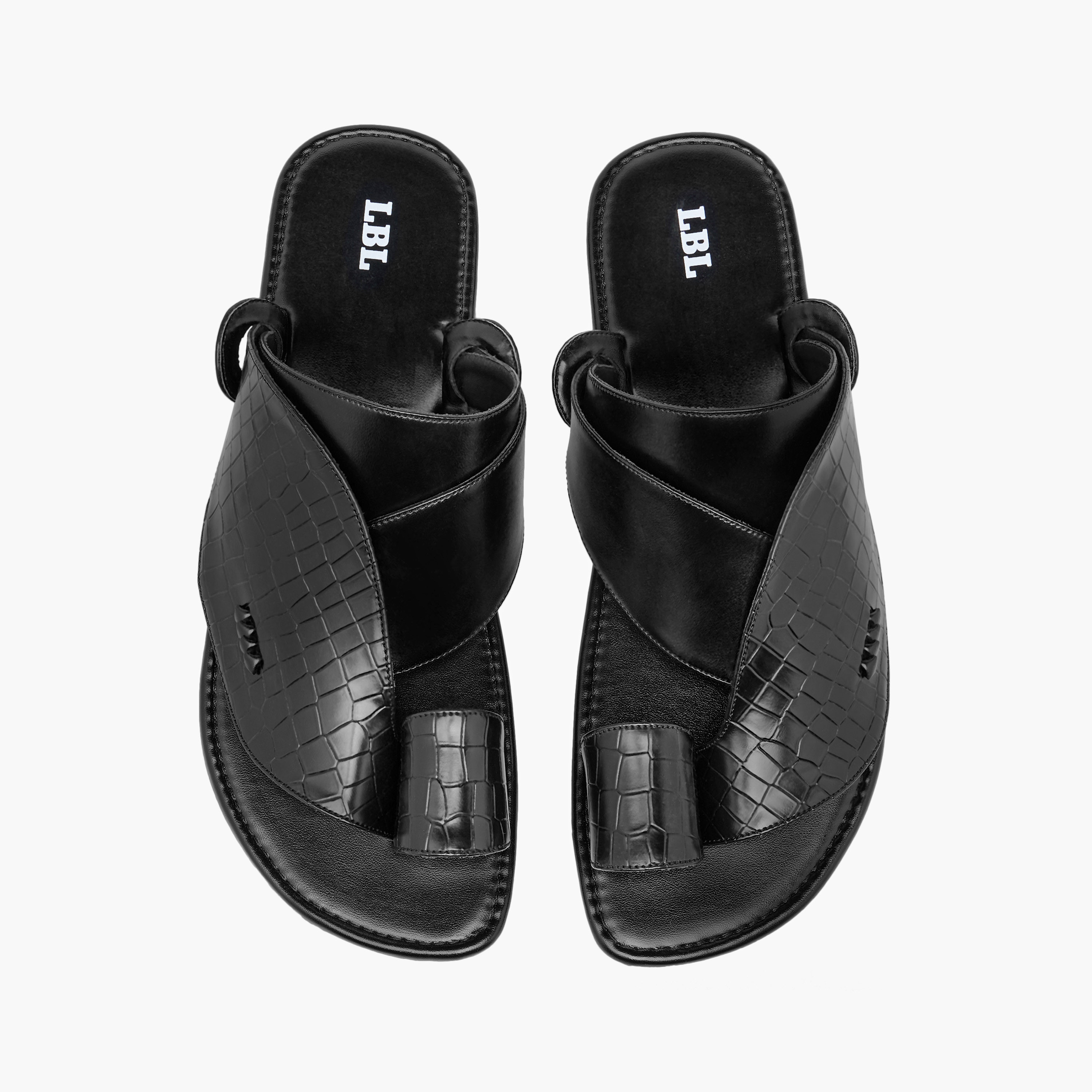 LBL by Shoexpress Textured Slip-On Arabic Sandals-men-shoes-sandals-image-5
