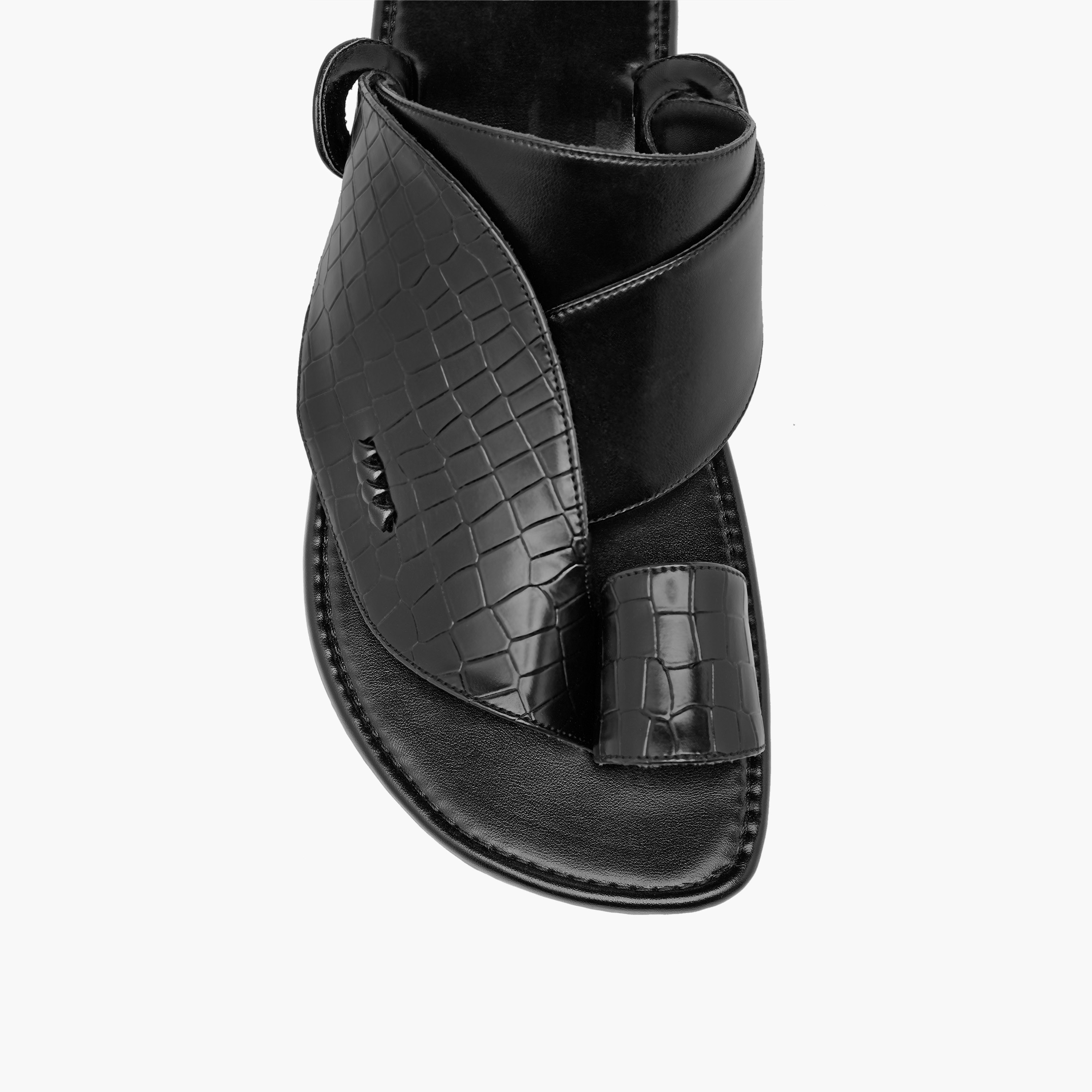 LBL by Shoexpress Textured Slip-On Arabic Sandals-men-shoes-sandals-image-3