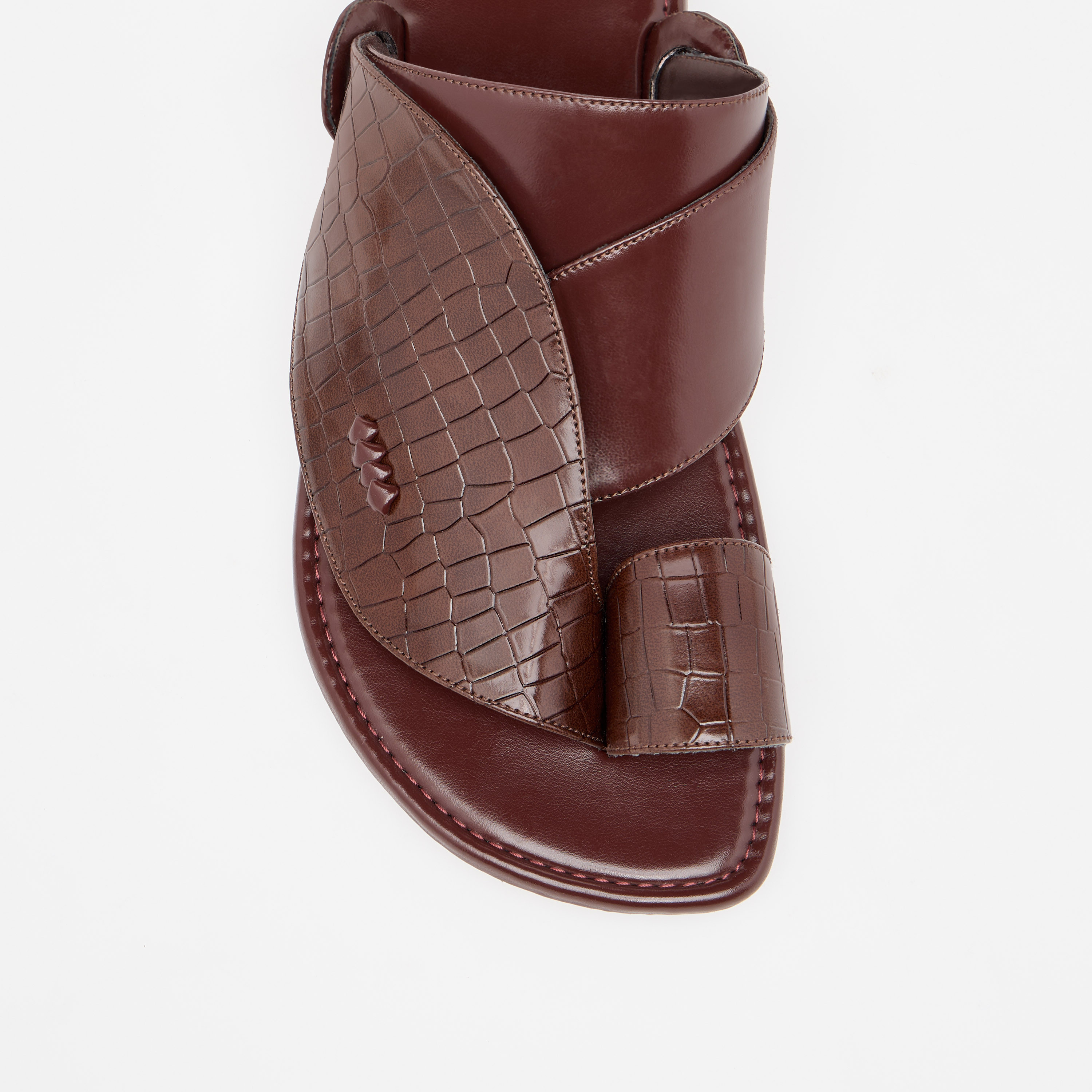 LBL by Shoexpress Textured Slip-On Arabic Sandals-men-shoes-sandals-image-3