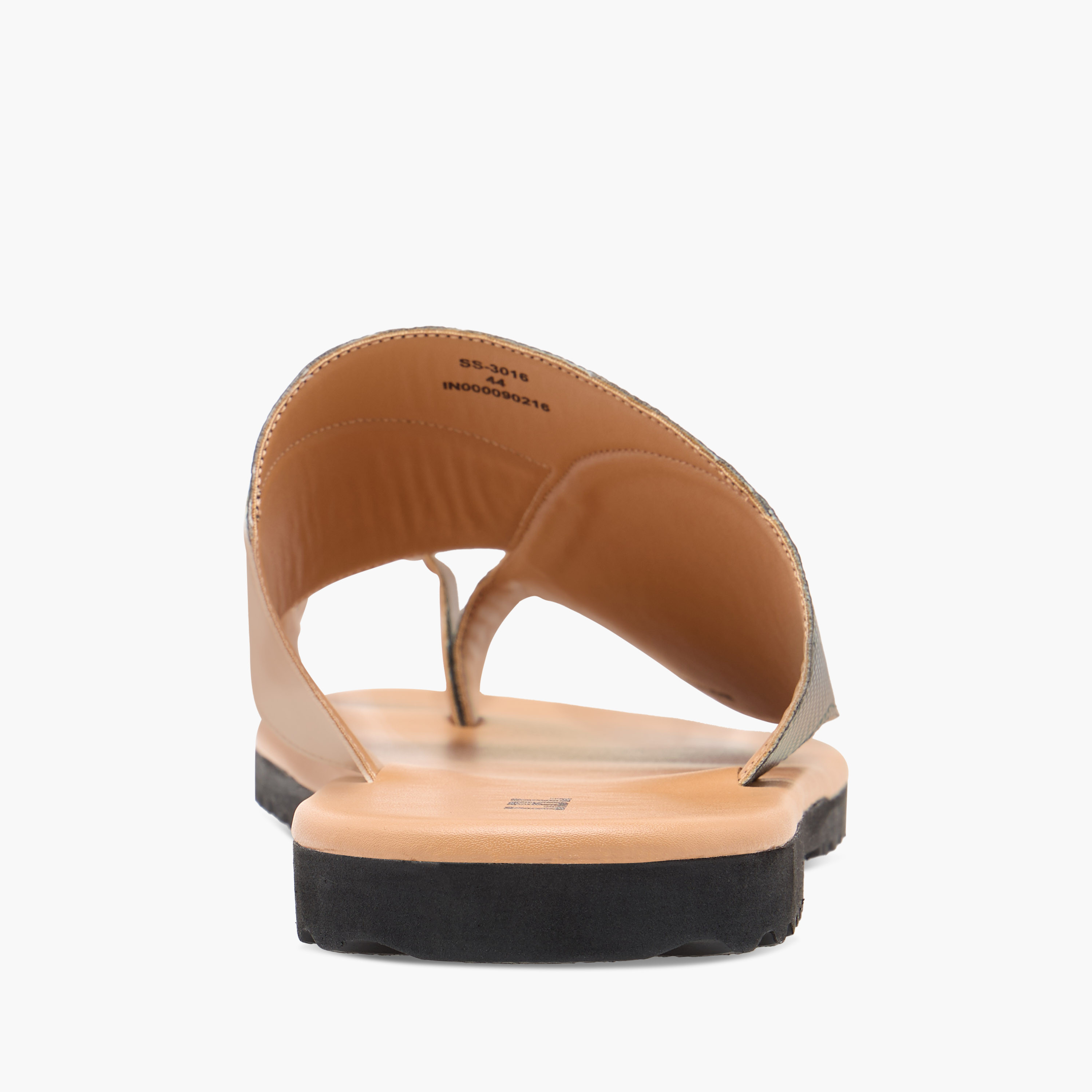 LBL by Shoexpress Panelled Slip-On Arabic Sandals with Toe Loop Detail-men-shoes-sandals-image-4