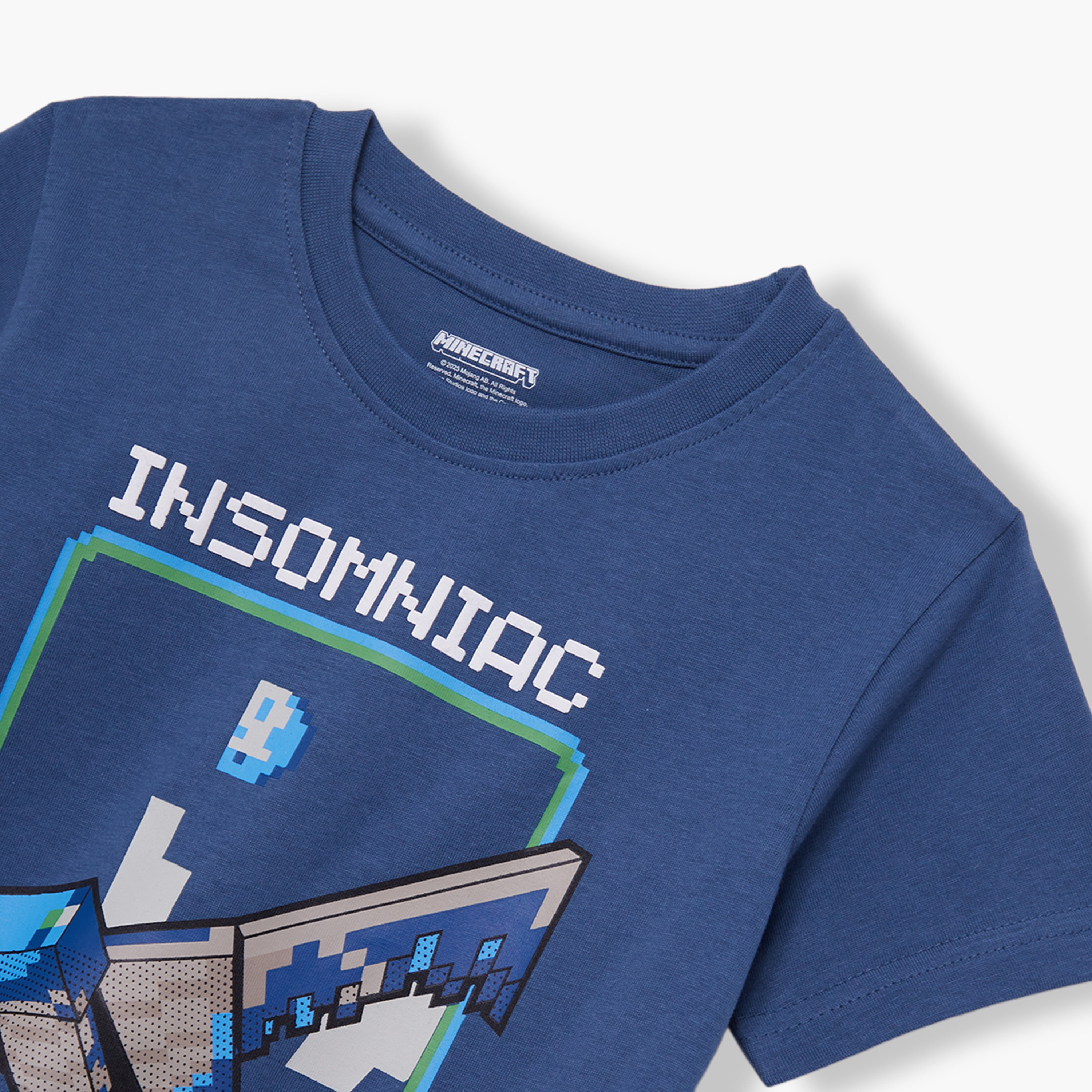 Minecraft Graphic Cotton Short Sleeves T-Shirt-boys-clothing-tshirtsandpolos-image-5
