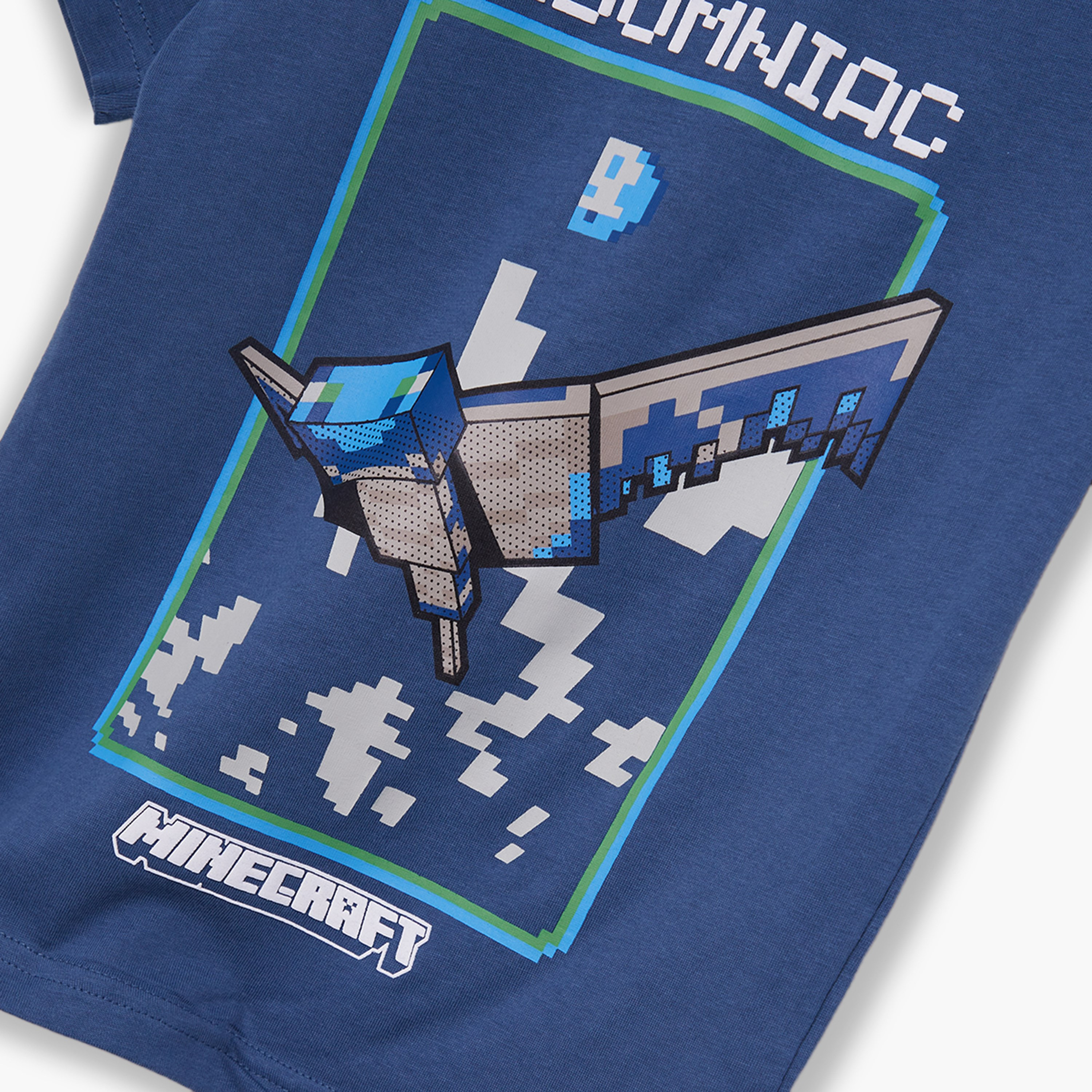Minecraft Graphic Cotton Short Sleeves T-Shirt-boys-clothing-tshirtsandpolos-image-6