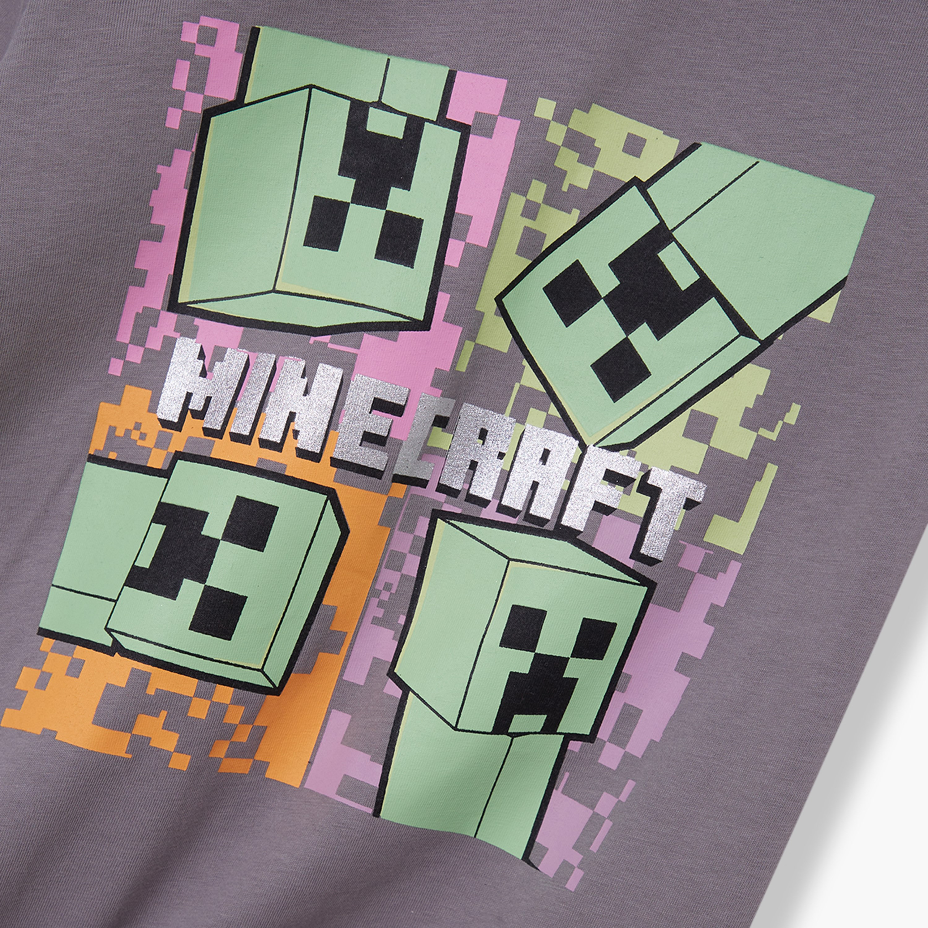 تيشرت قطني بأكمام قصيرة مع رسومات من ماينكرافت-boys-clothing-tshirtsandpolos-image-6