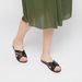 Textured Cross Strap Slip-On Slides-Women%27s Flat Sandals-thumbnailMobile-1