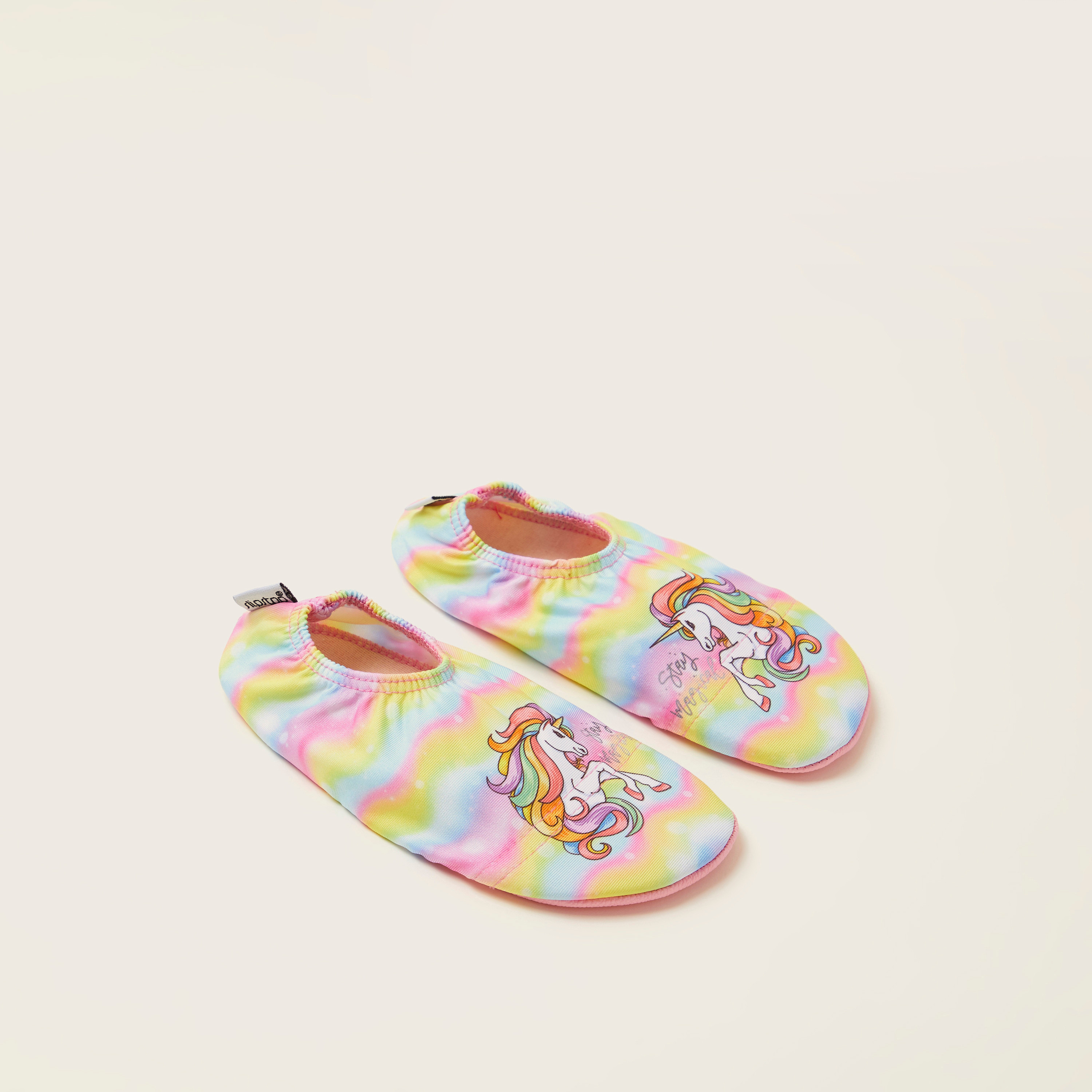 Slipstop Magical Unicorn Print Shoes-boys-clothing-sportswear-swimwear-image-2