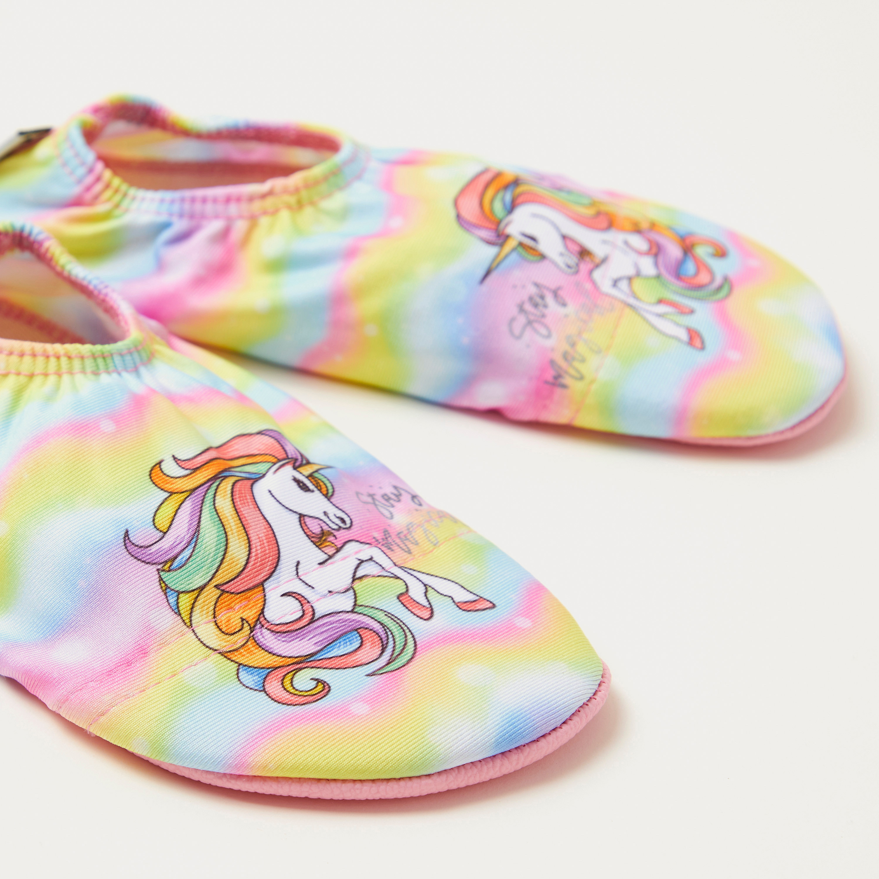 Slipstop Magical Unicorn Print Shoes-boys-clothing-sportswear-swimwear-image-3