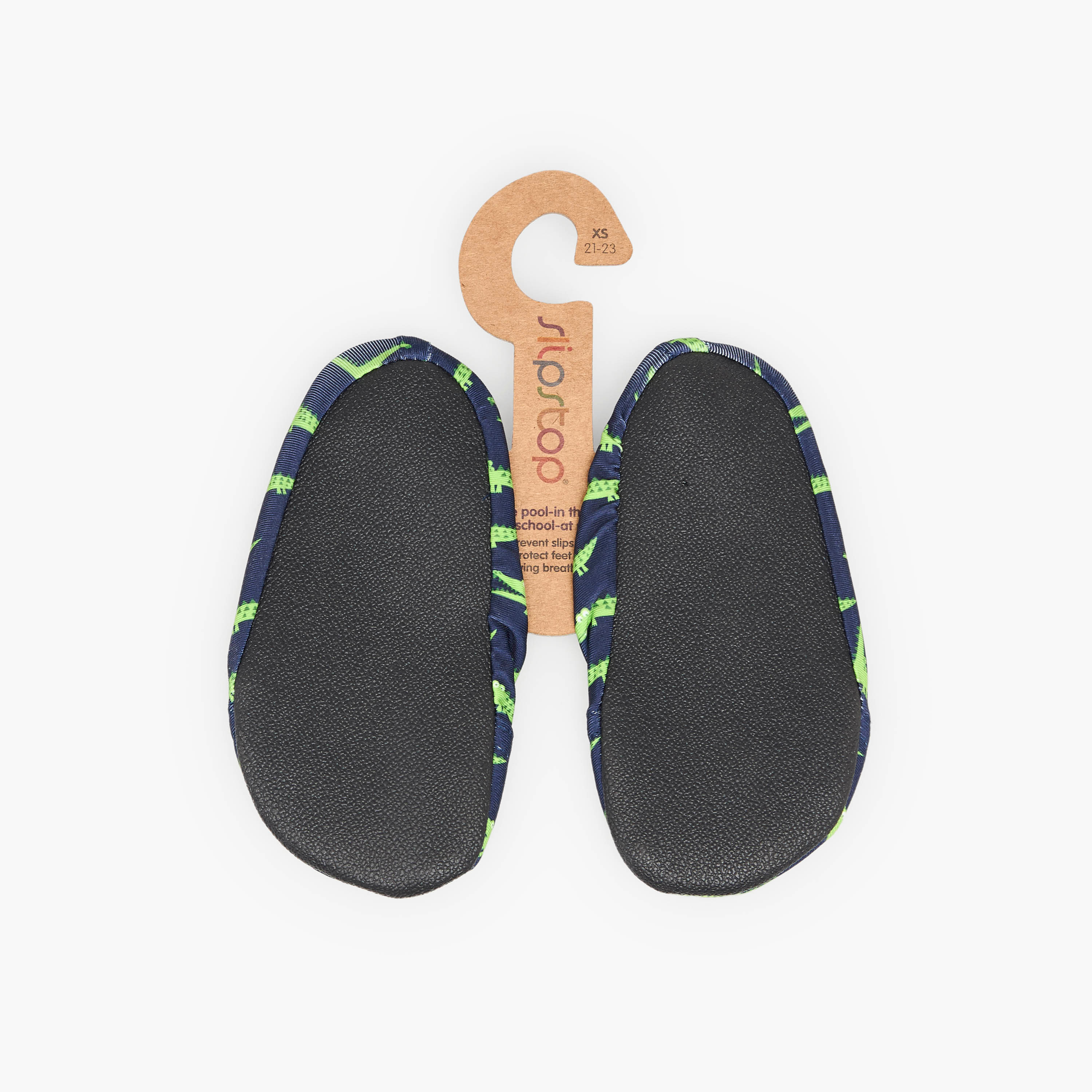 Alligator Printed Slip-On Footies-boys-clothing-swimwear-image-7