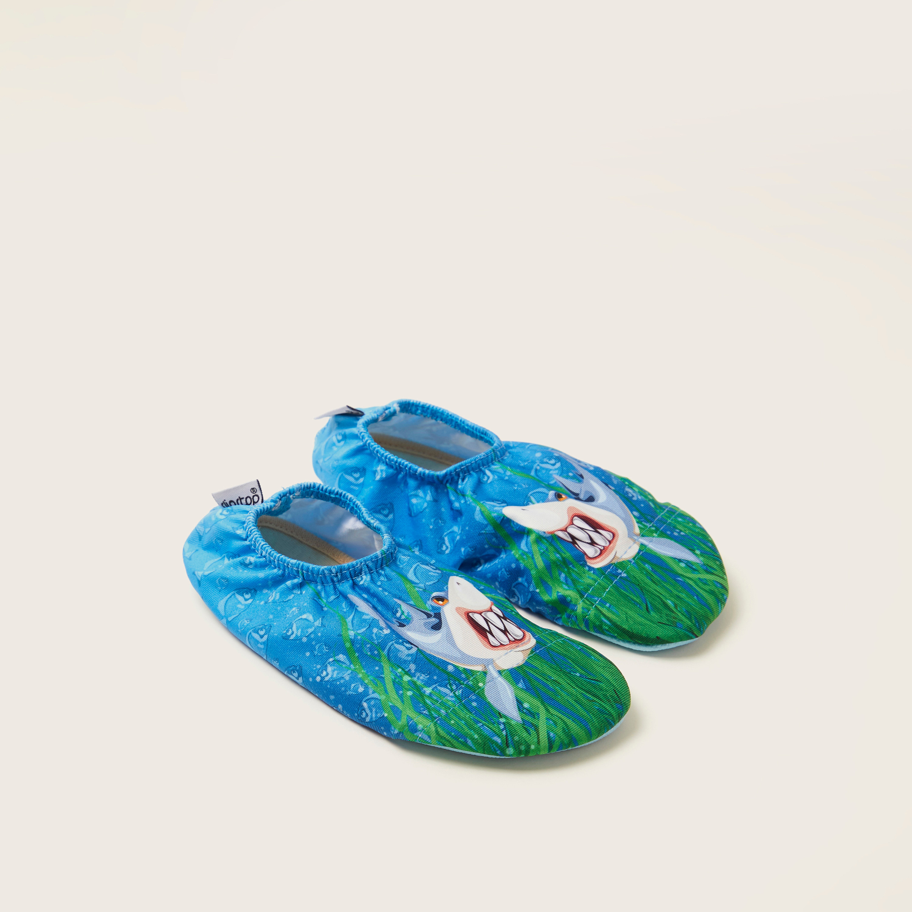 Hugo Printed Slip-On Footies-boys-clothing-swimwear-image-2