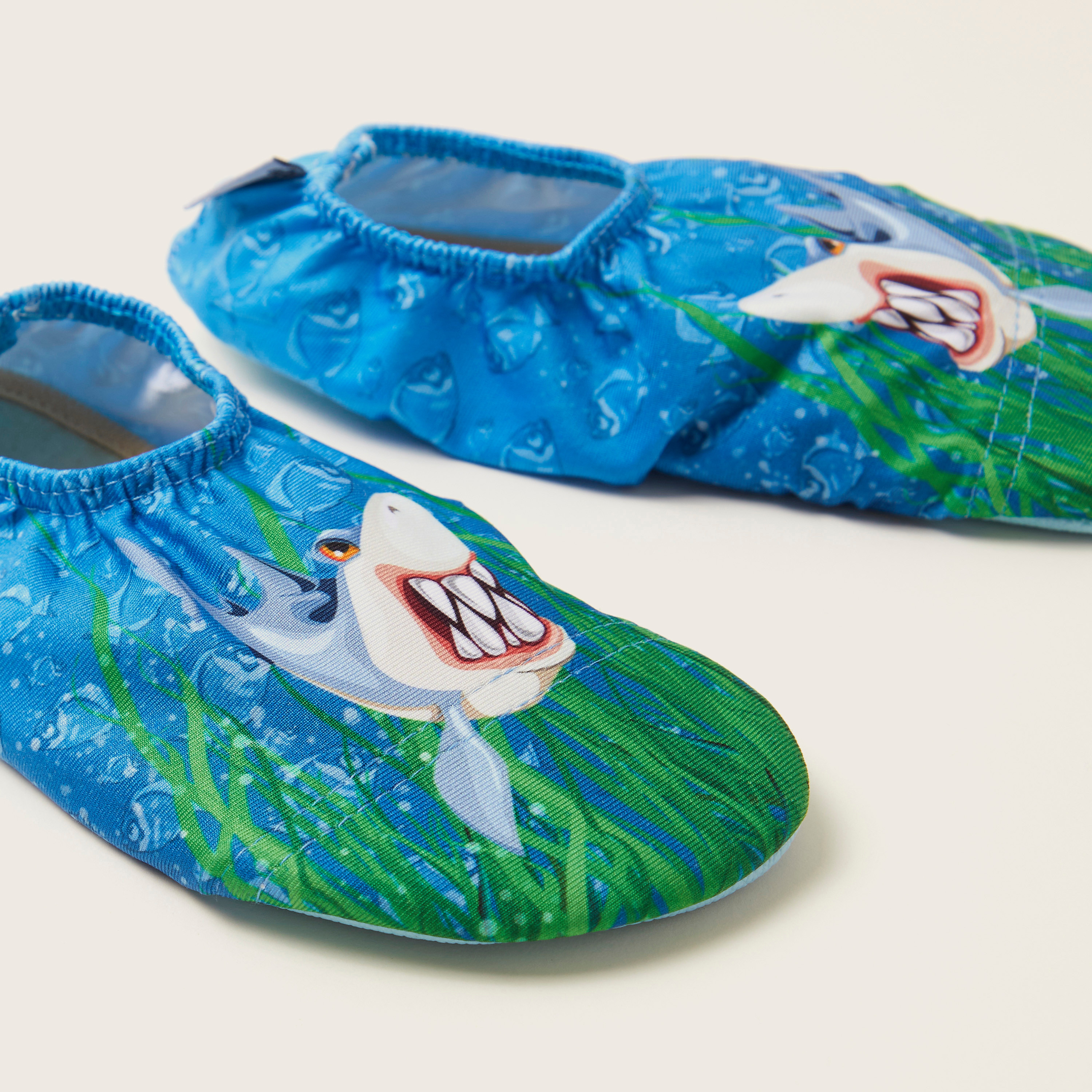 Hugo Printed Slip-On Footies-boys-clothing-swimwear-image-3