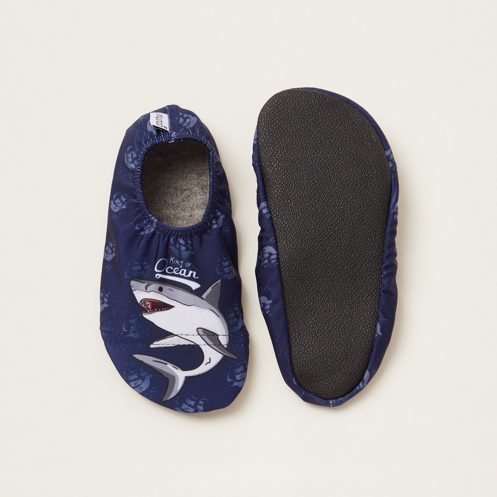حذاء سهل الارتداء بطبعات سمكة قرش من سليبستوب-baby-boys-clothing-swimwear-image-5