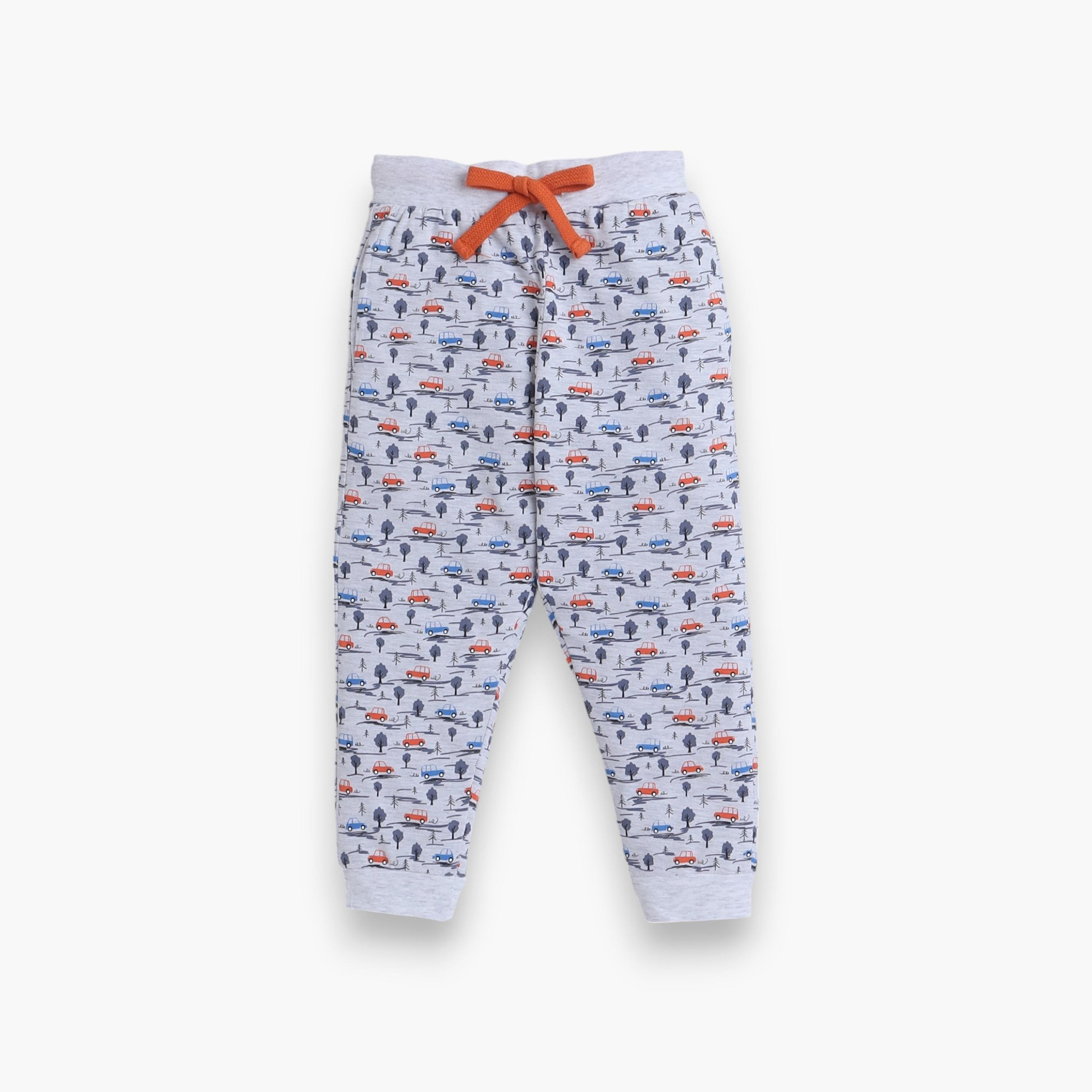 Victor and Jane 2-Piece Printed Short Sleeves T-Shirt with Joggers-boys-clothing-nightwear-image-3
