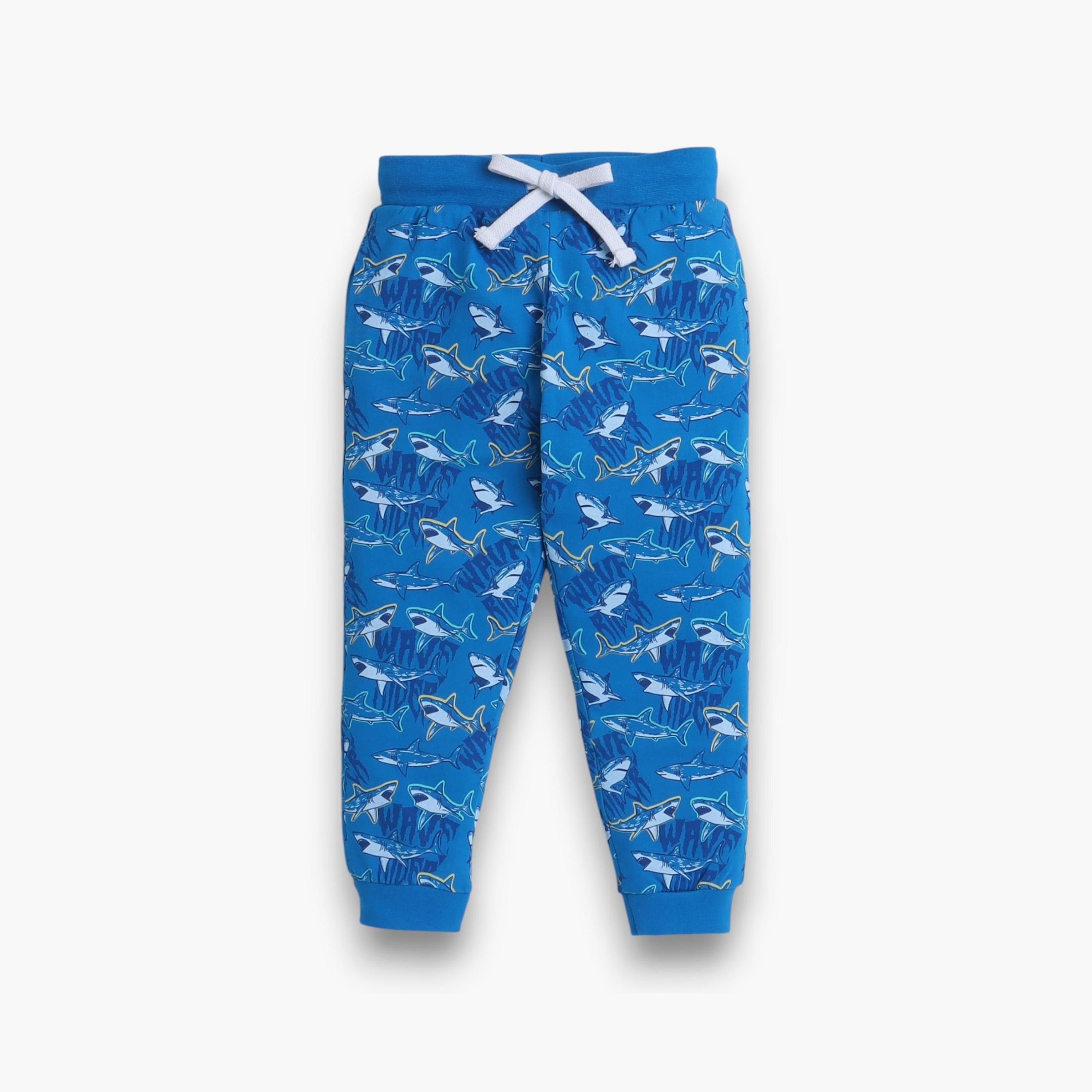 Victor and Jane 2-Piece Printed Short Sleeves T-Shirt with Joggers-boys-clothing-nightwear-image-3