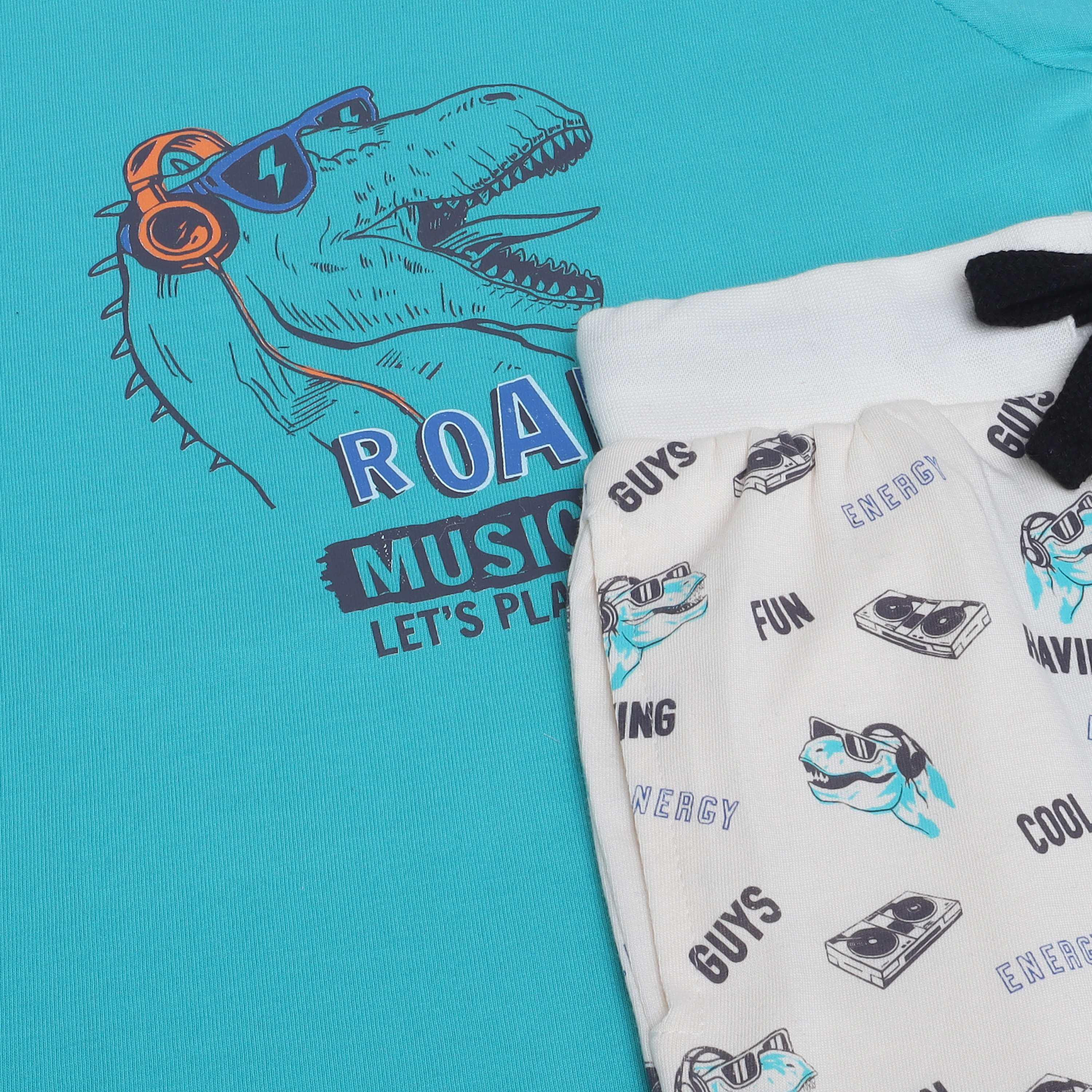 Victor and Jane 2-Piece Printed Short Sleeves T-Shirt with Joggers-boys-clothing-nightwear-image-4