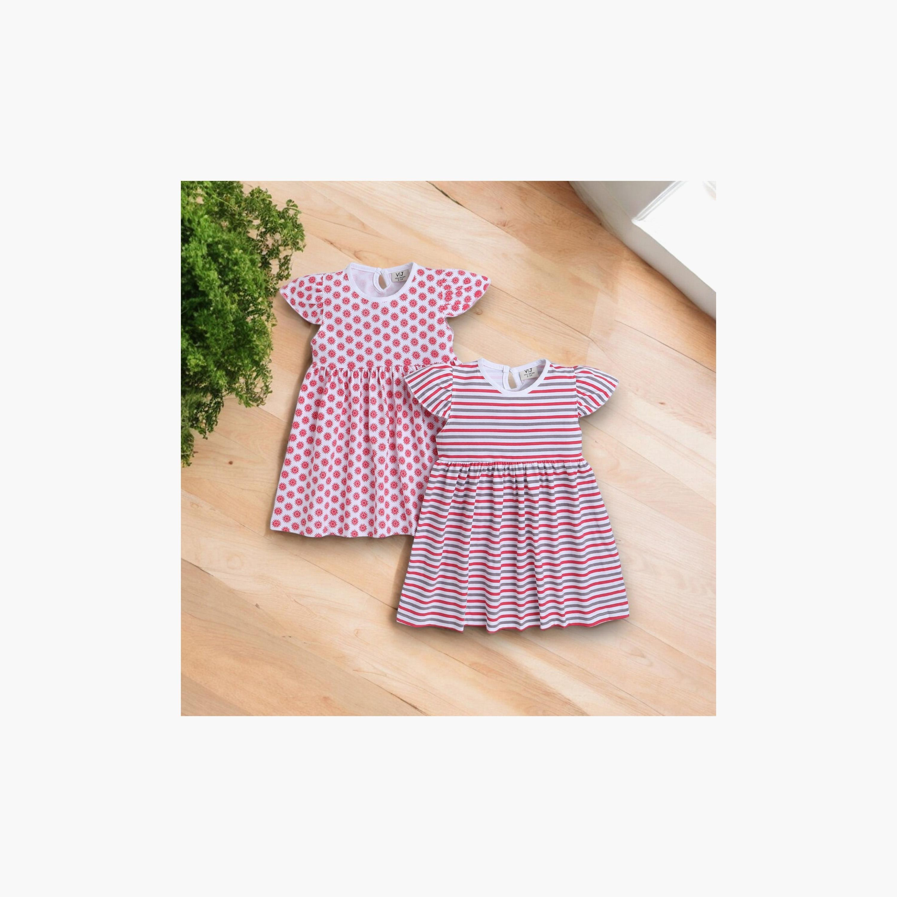 Victor and Jane 2-Piece Printed Cap Sleeves Dresses-girls-clothing-dressesandjumpsuits-image-6
