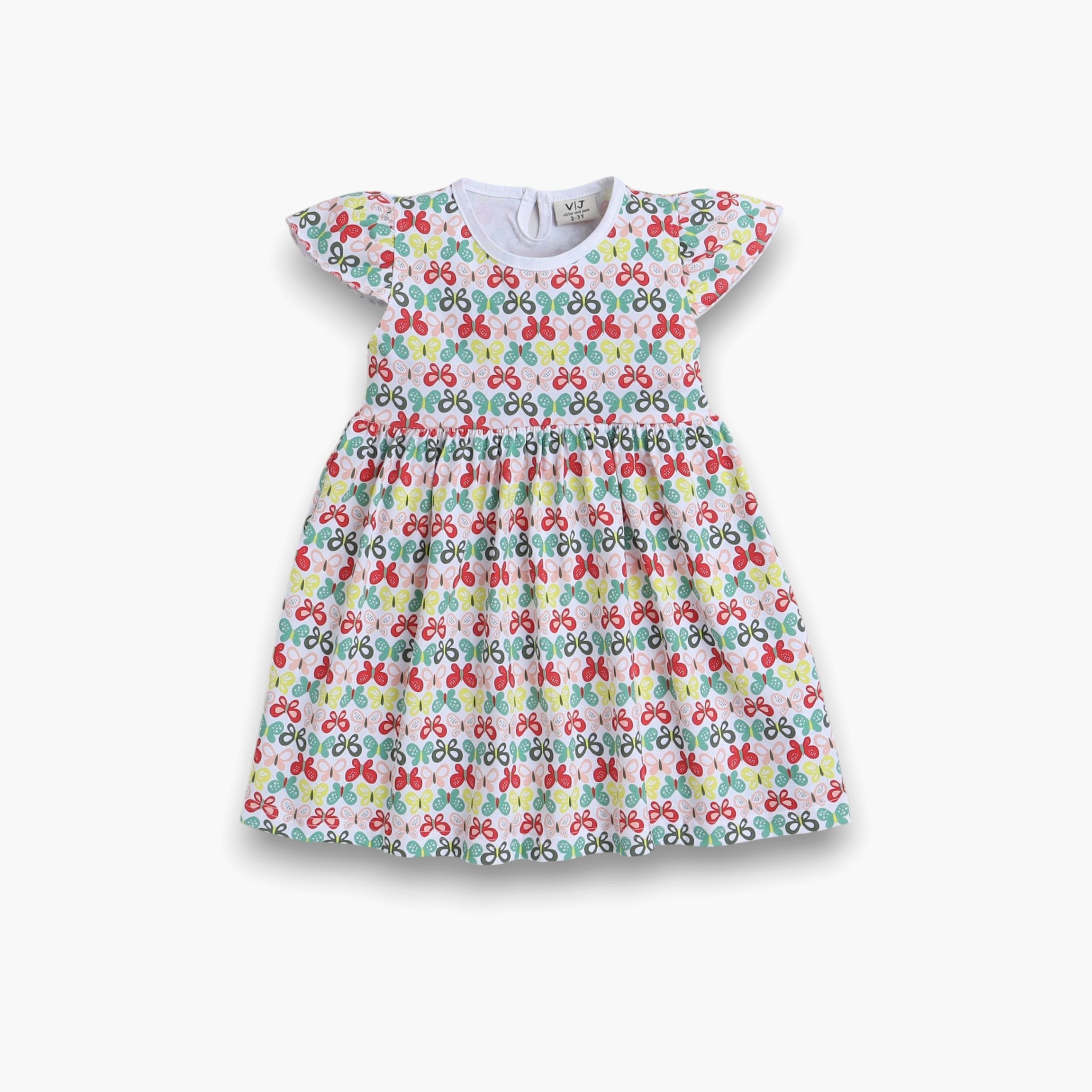Victor and Jane 2-Piece Printed Cap Sleeves Dresses-girls-clothing-dressesandjumpsuits-image-4