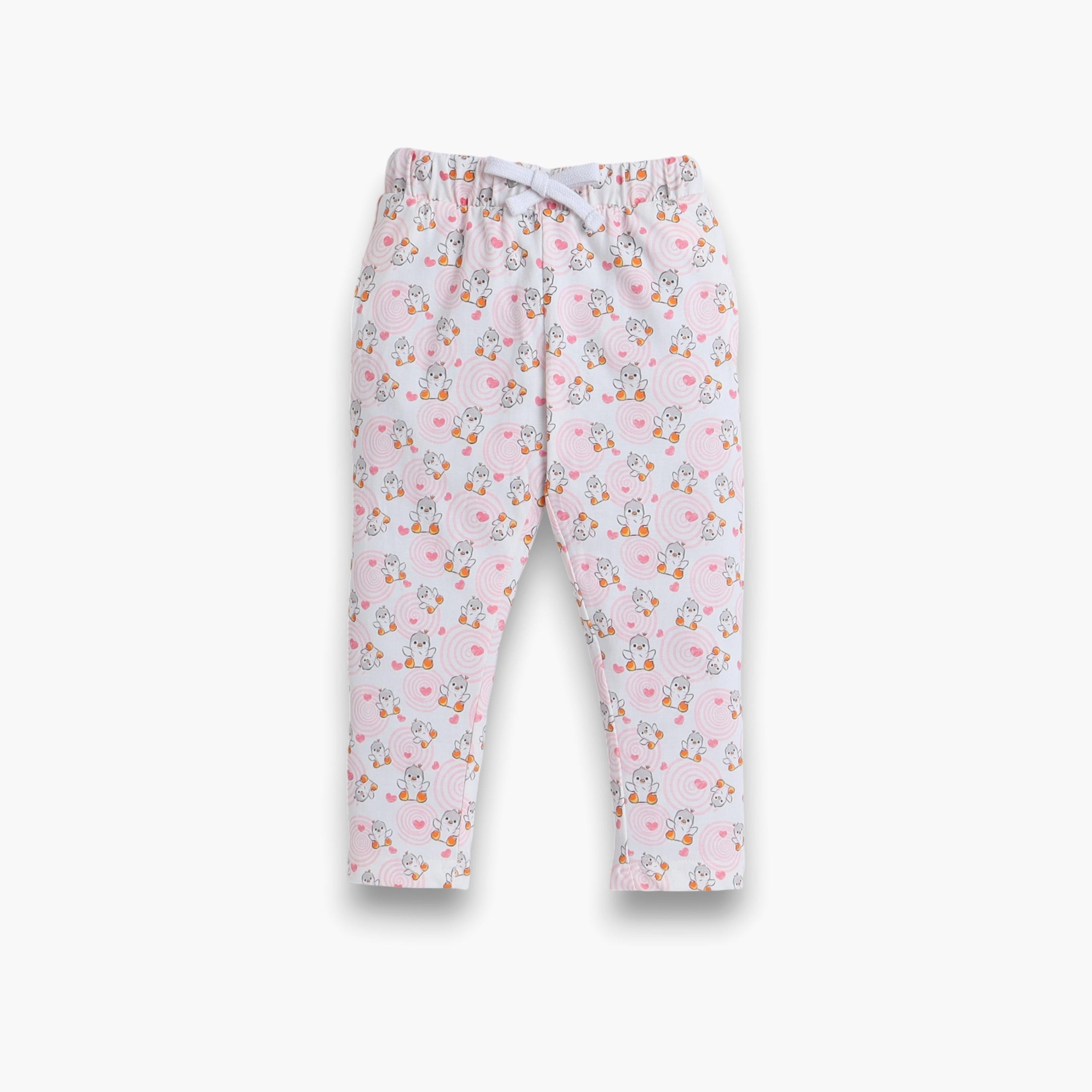 Victor and Jane 2-Piece Printed Short Sleeves T-Shirt with Joggers-girls-clothing-nightwear-image-3