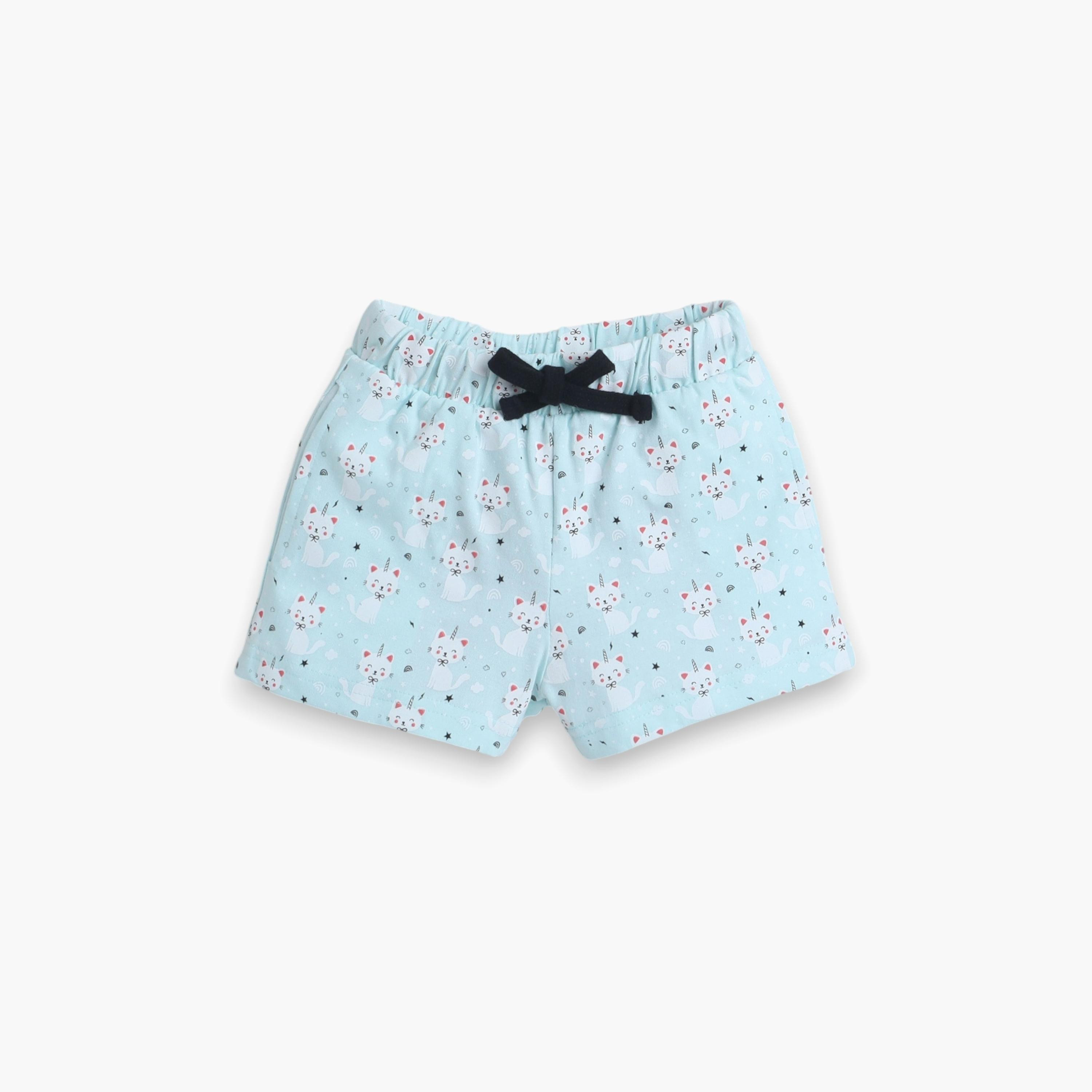 Victor and Jane 2-Piece Printed Short Sleeves T-Shirt with Shorts-girls-clothing-nightwear-image-4