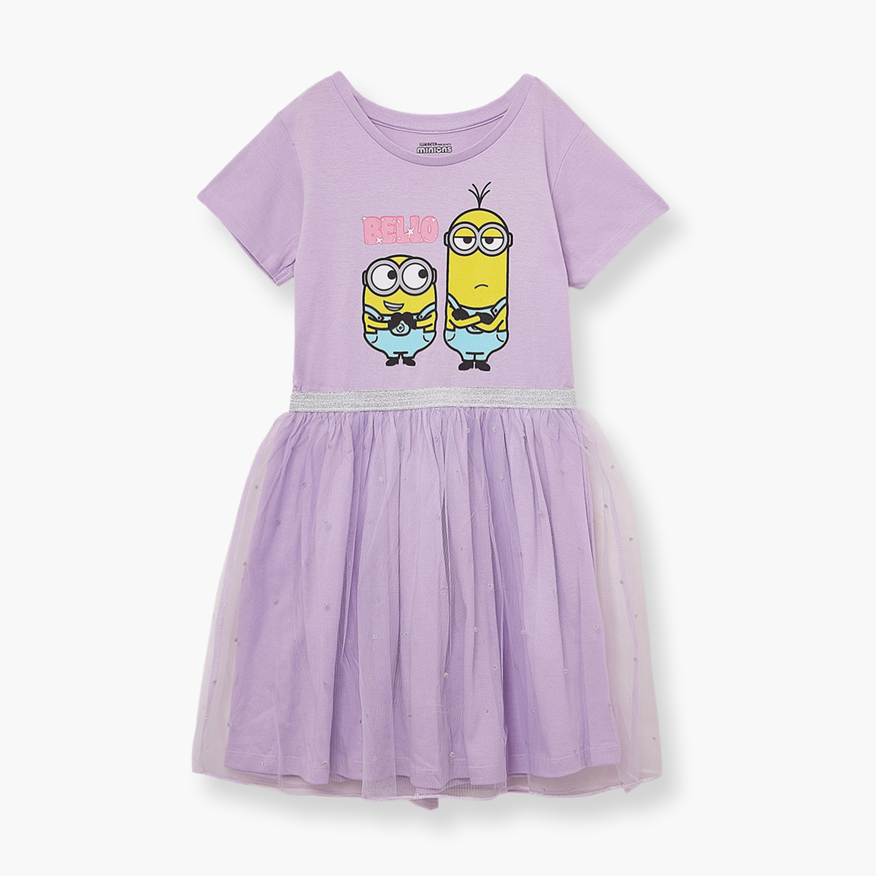 Printed Cotton Tulle Dress-girls-clothing-dressesandjumpsuits-image-2