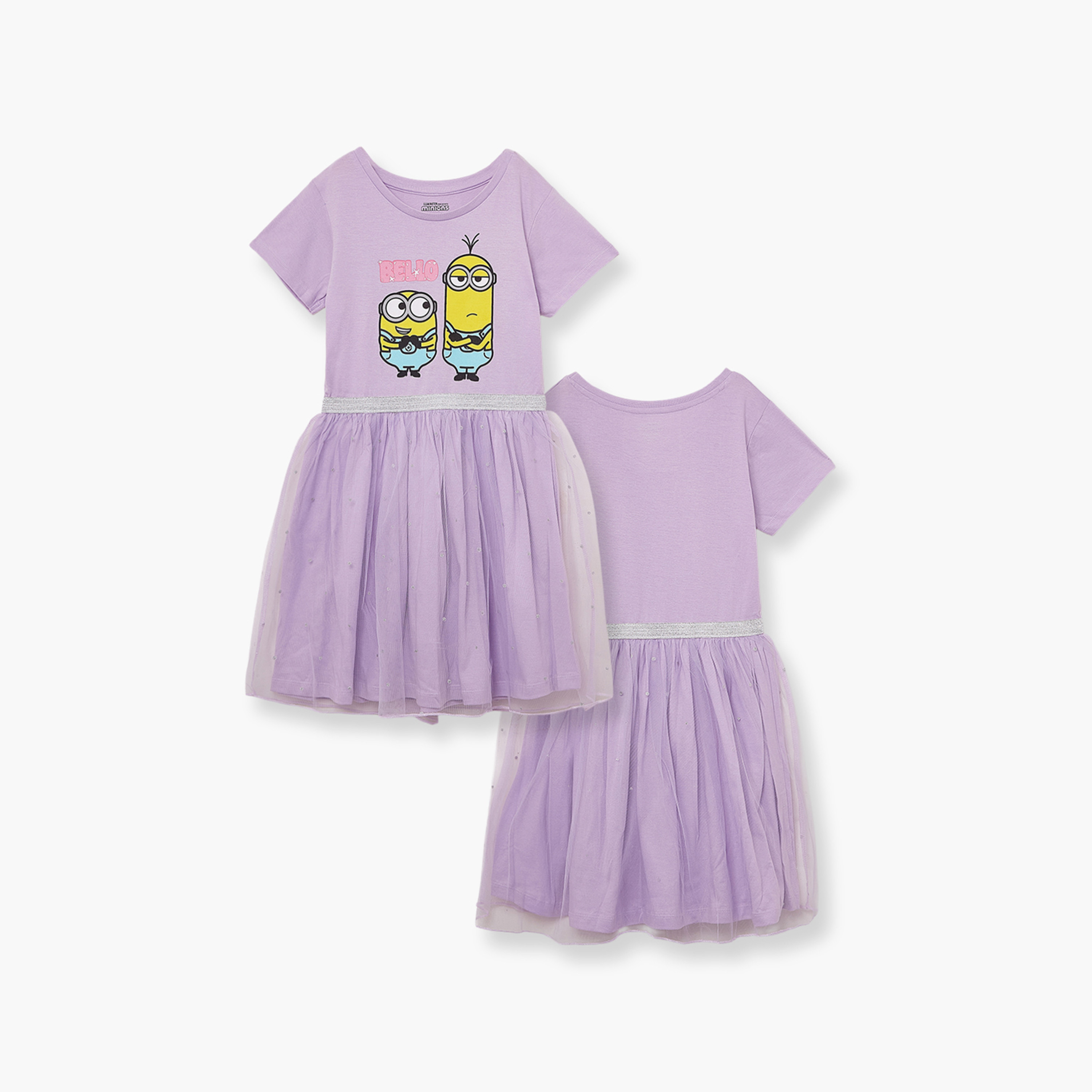 Printed Cotton Tulle Dress-girls-clothing-dressesandjumpsuits-image-4