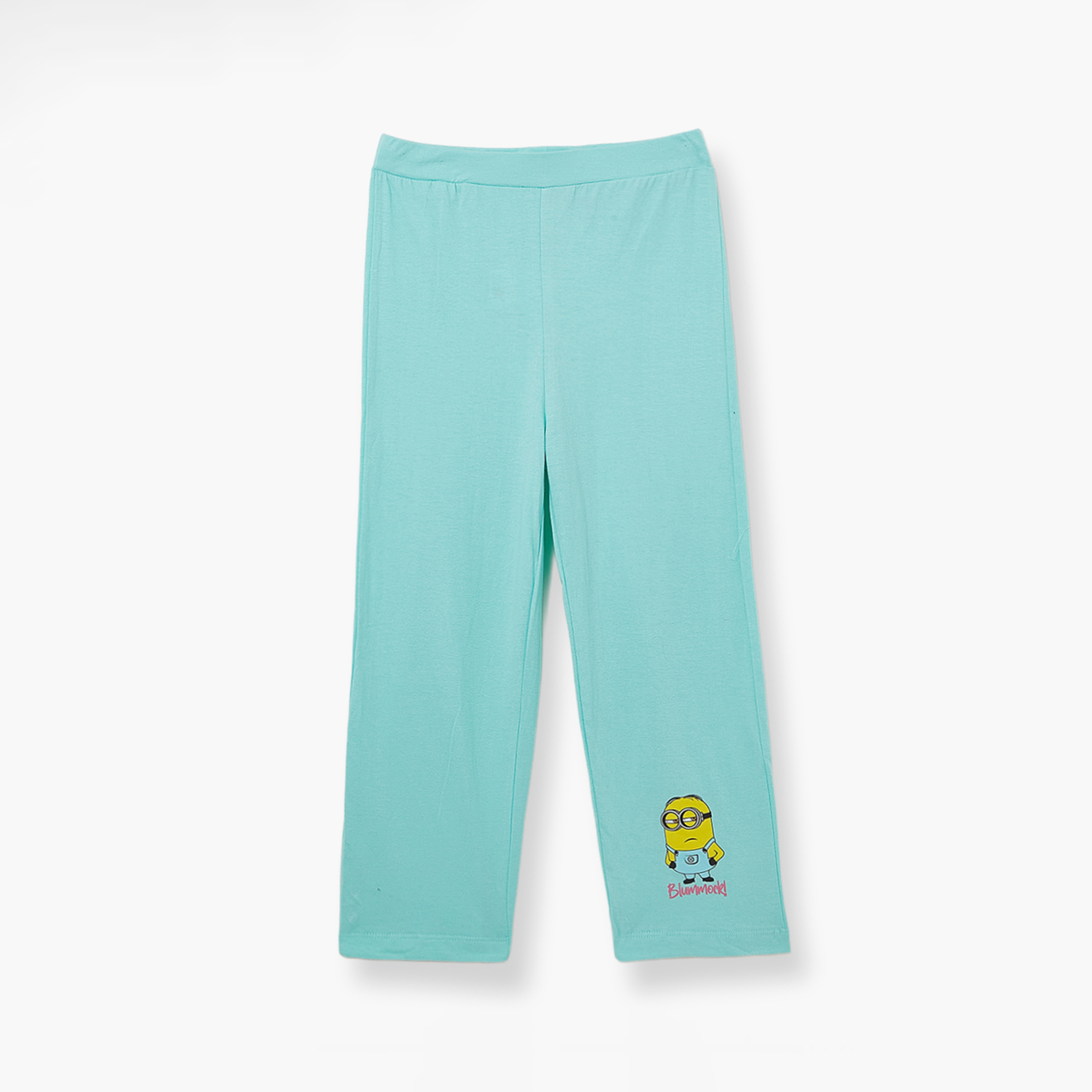 Minion Printed Cotton T-Shirt & Shorts Set-girls-clothing-setsandcoords-image-4