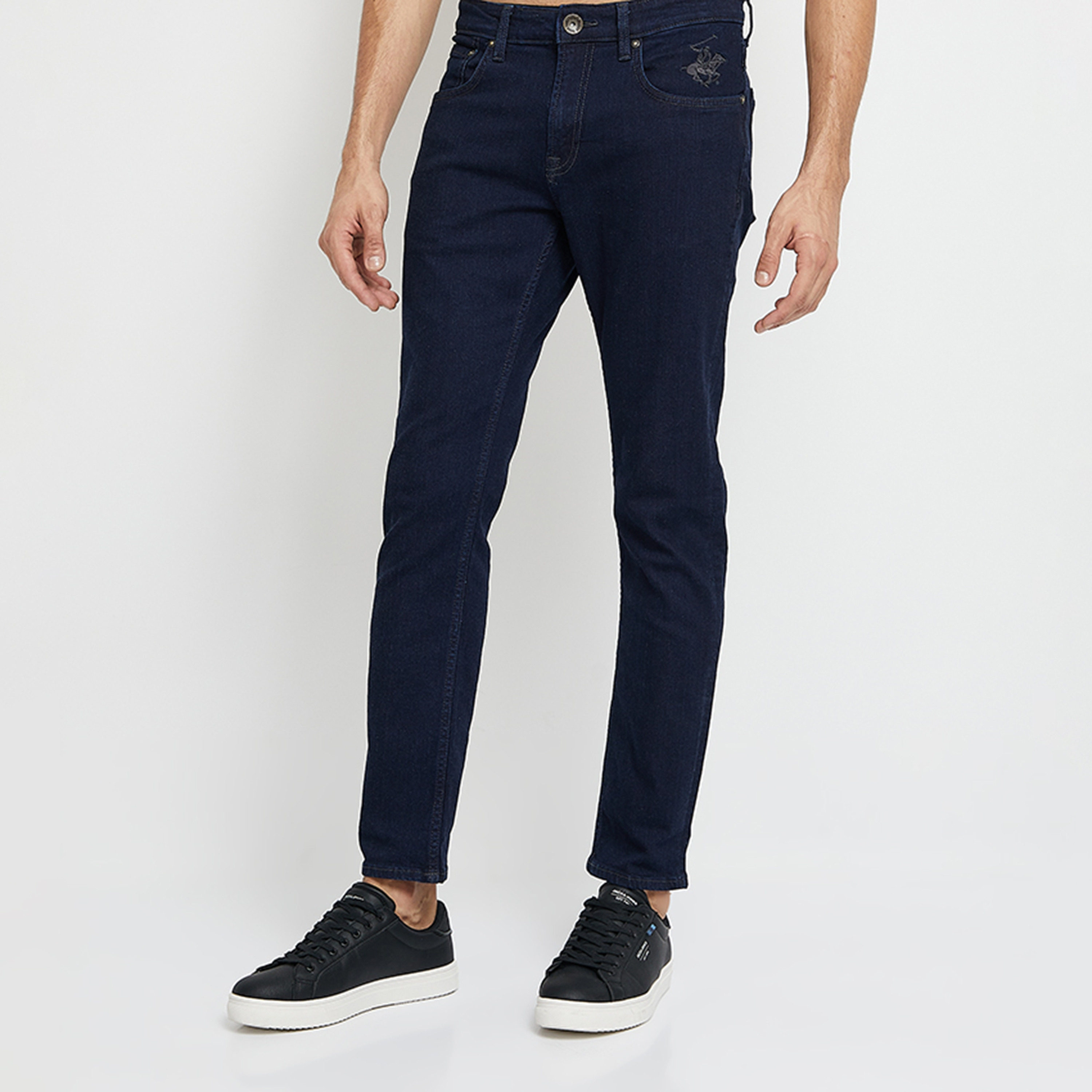 بنطال جينز بيفرلي هيلز بولو كلوب بقصة ضيقة و5 جيوب متوسط ​​الارتفاع-men-clothing-bottoms-jeans-image-1