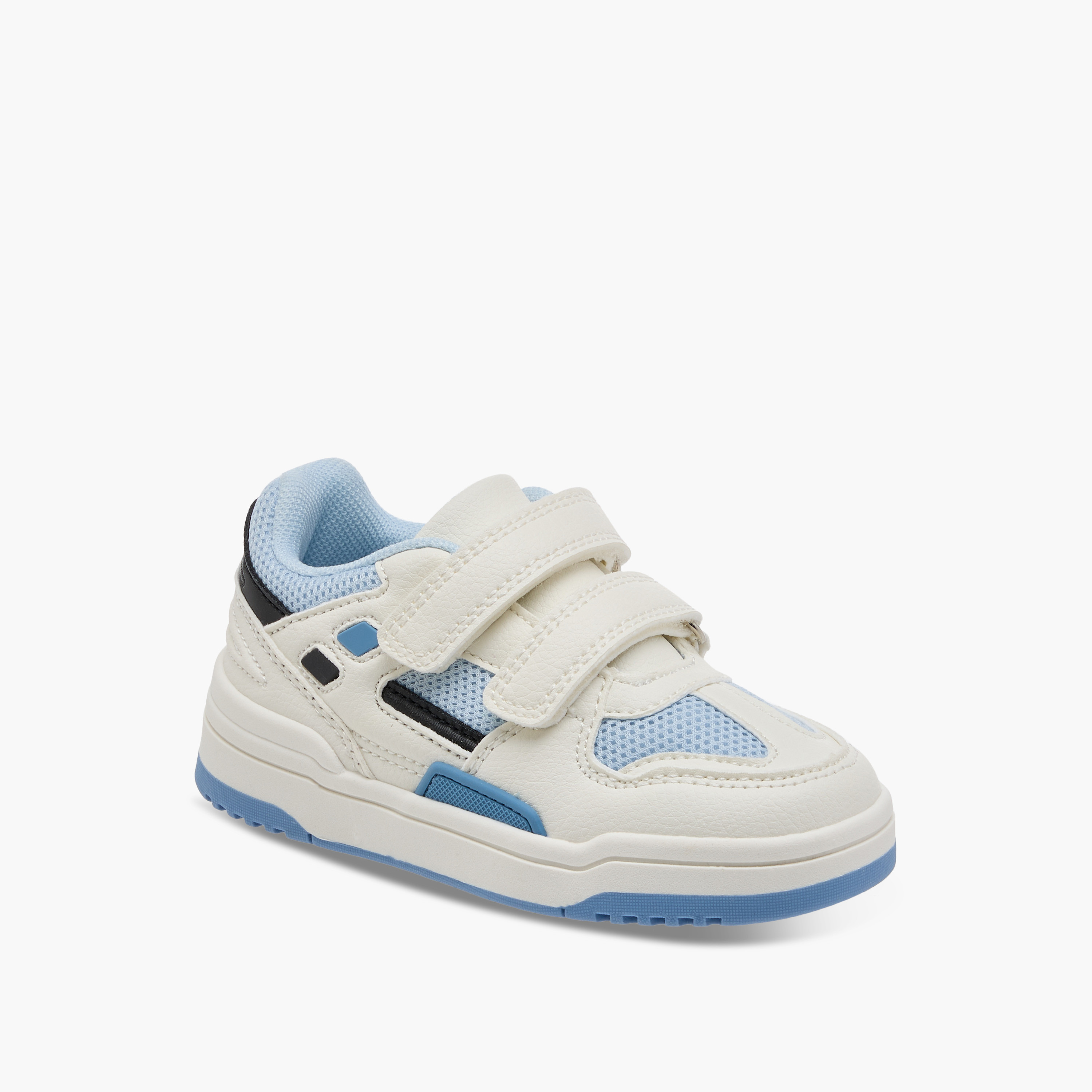 حذاء سنيكرز بشريط إغلاق لاصق للأطفال من جونيورز-boys-shoes-schoolshoes-image-2