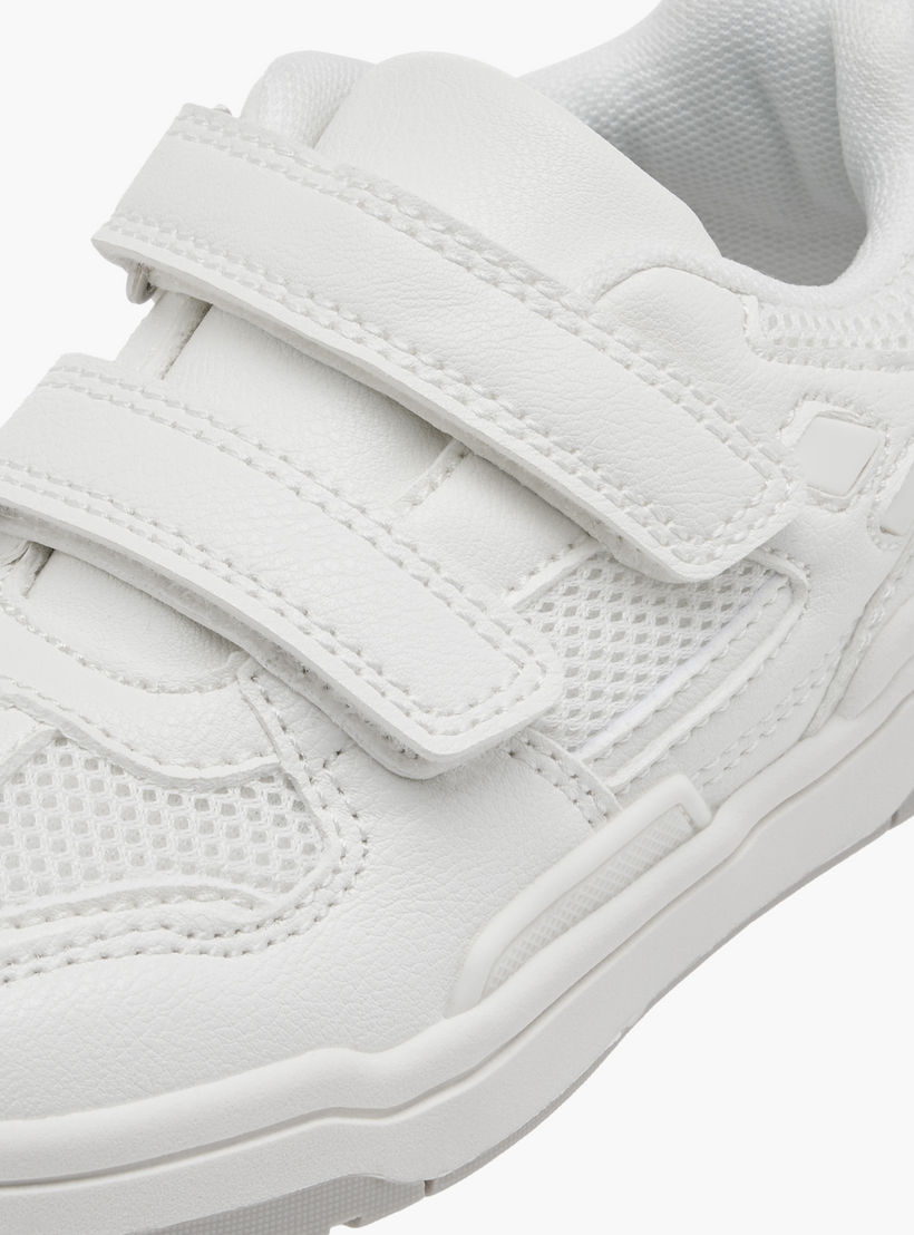 حذاء سنيكرز بشريط إغلاق لاصق للأطفال من جونيورز-boys-shoes-schoolshoes-image-4