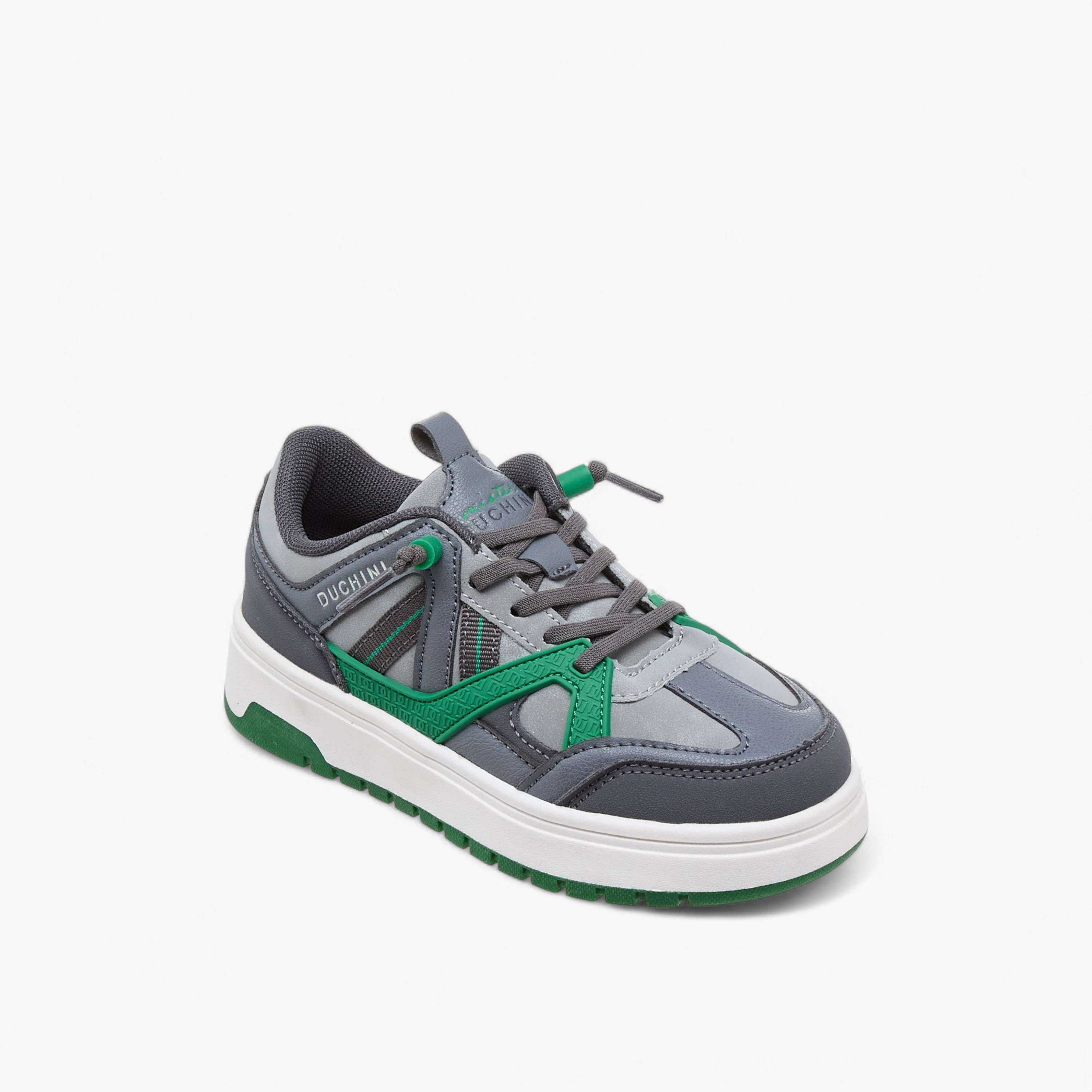 Mister Duchini Panelled Lace-Up Sneakers-boys-shoes-sneakers-image-2
