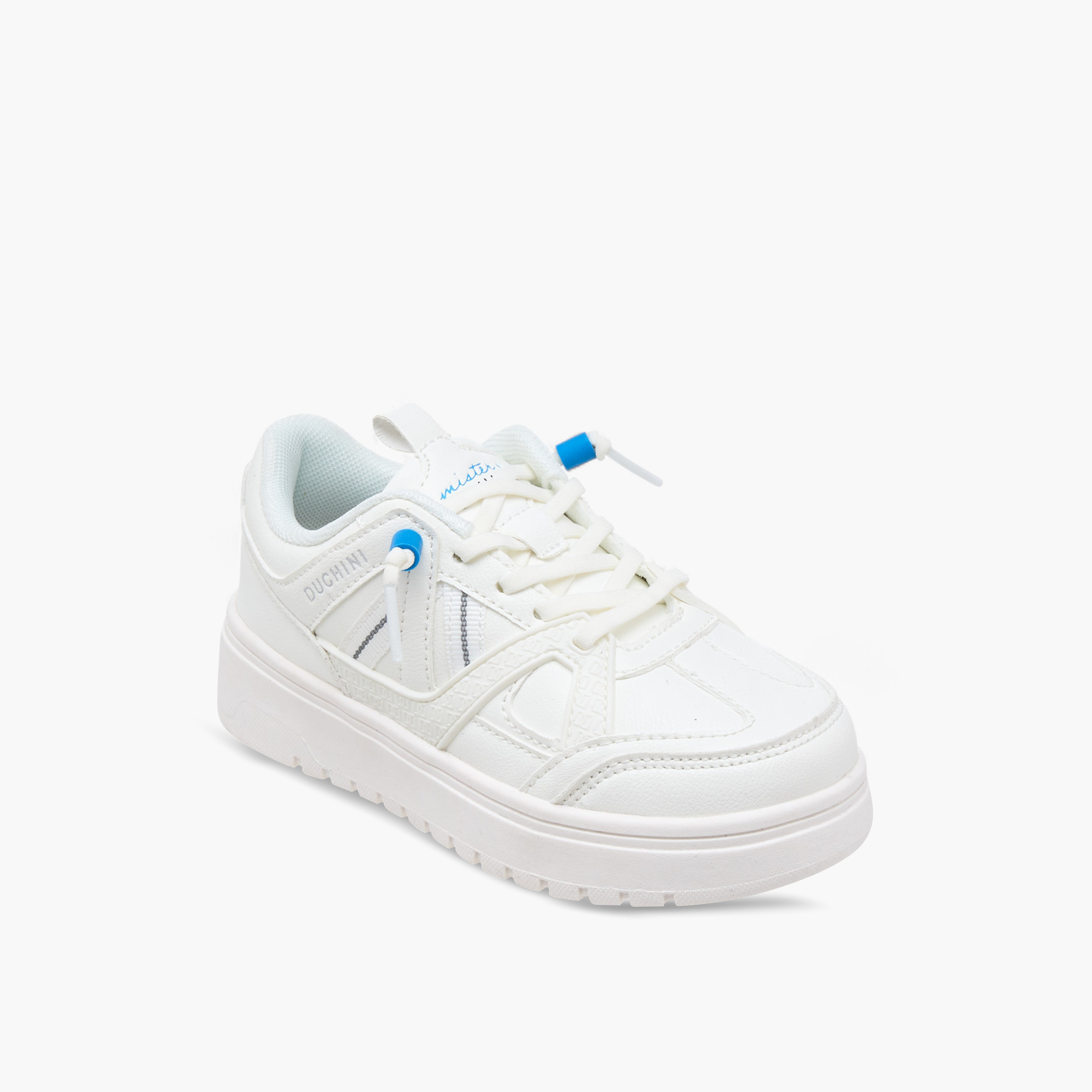 Mister Duchini Panelled Lace-Up Sneakers-boys-shoes-sneakers-image-2