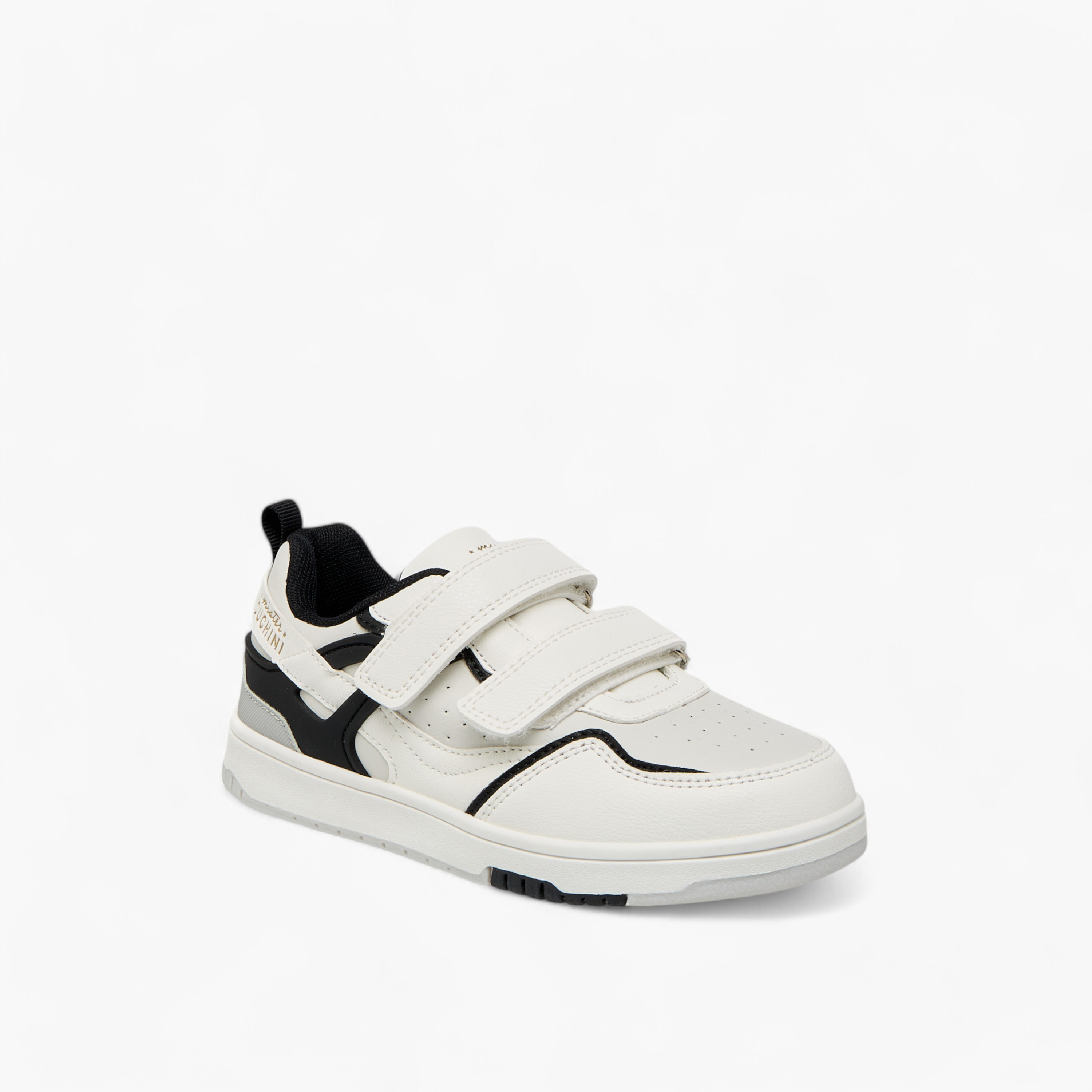 Mister Duchini Panelled Sneakers with Hook and Loop Closure-boys-shoes-schoolshoes-image-2