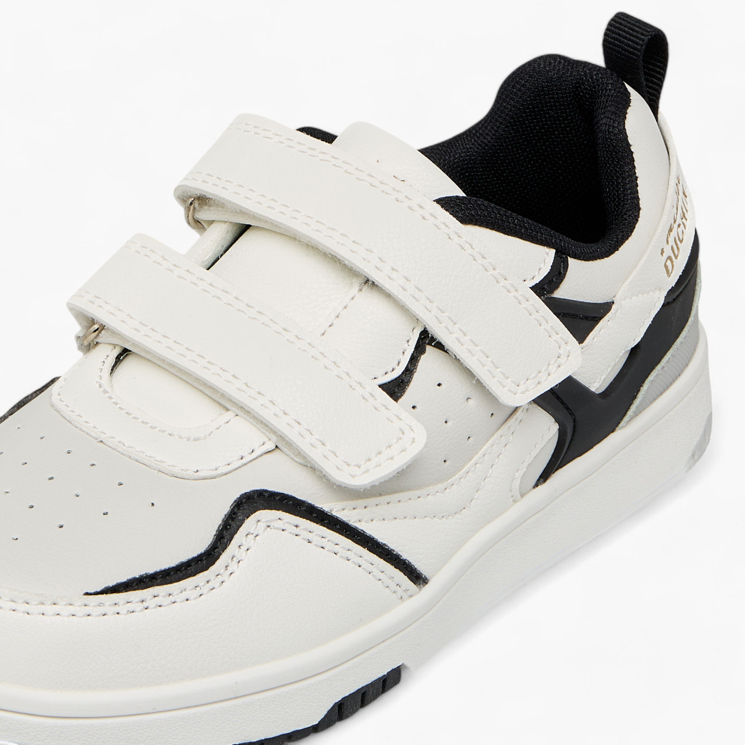 Mister Duchini Panelled Sneakers with Hook and Loop Closure-boys-shoes-schoolshoes-image-4