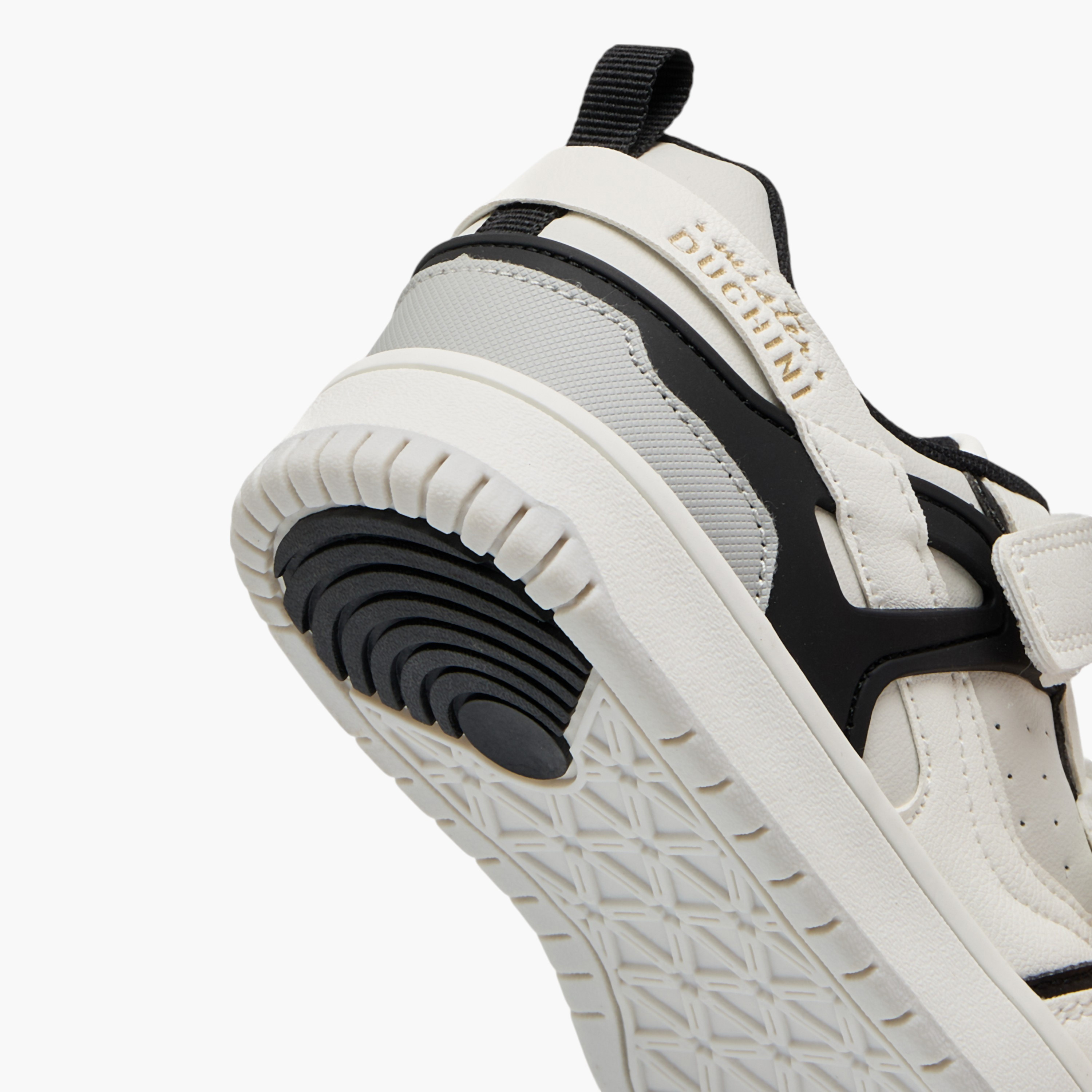 Mister Duchini Panelled Sneakers with Hook and Loop Closure-boys-shoes-schoolshoes-image-5