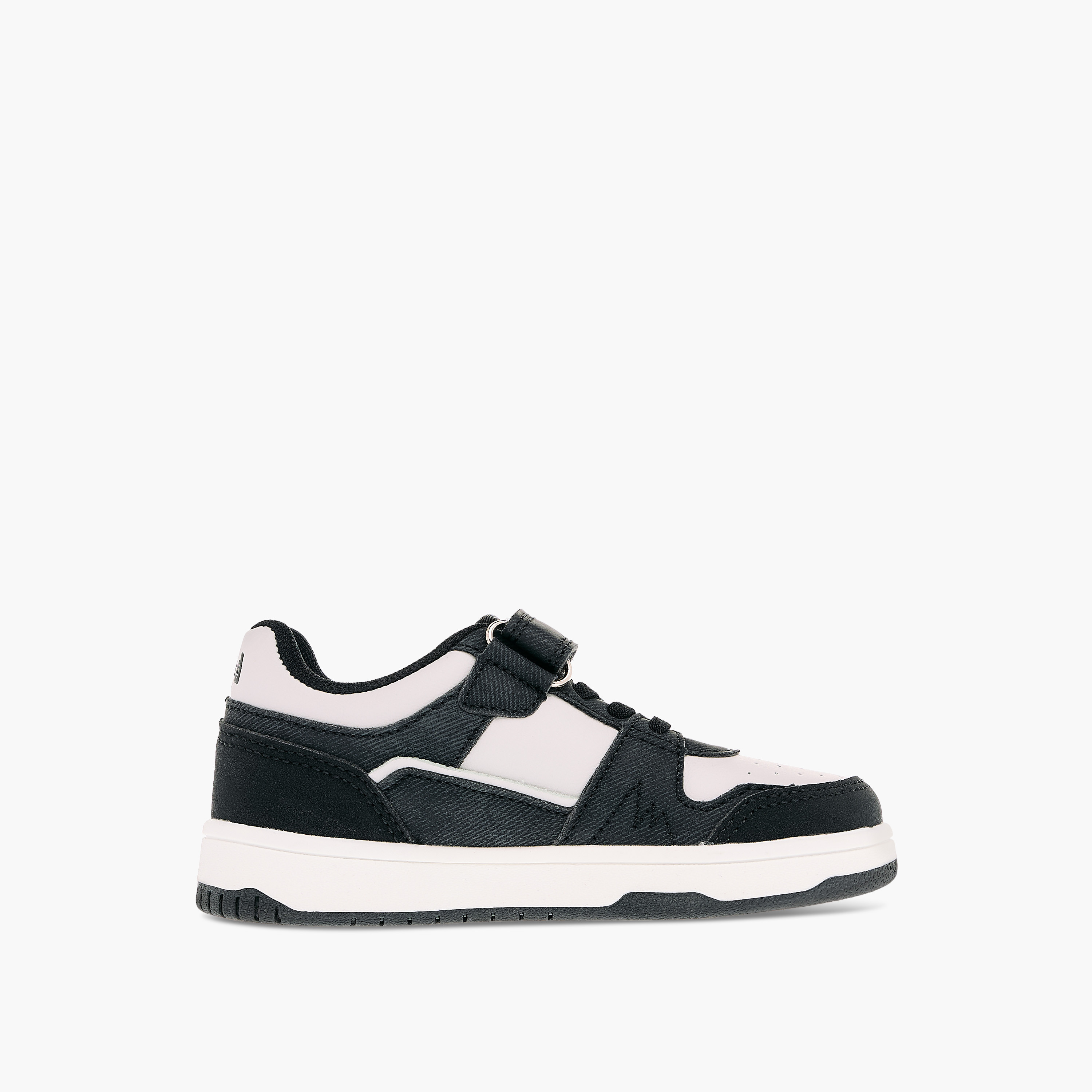 Lee Cooper Kids' Panelled Sneakers with Hook and Loop Closure-boys-shoes-sneakers-image-3