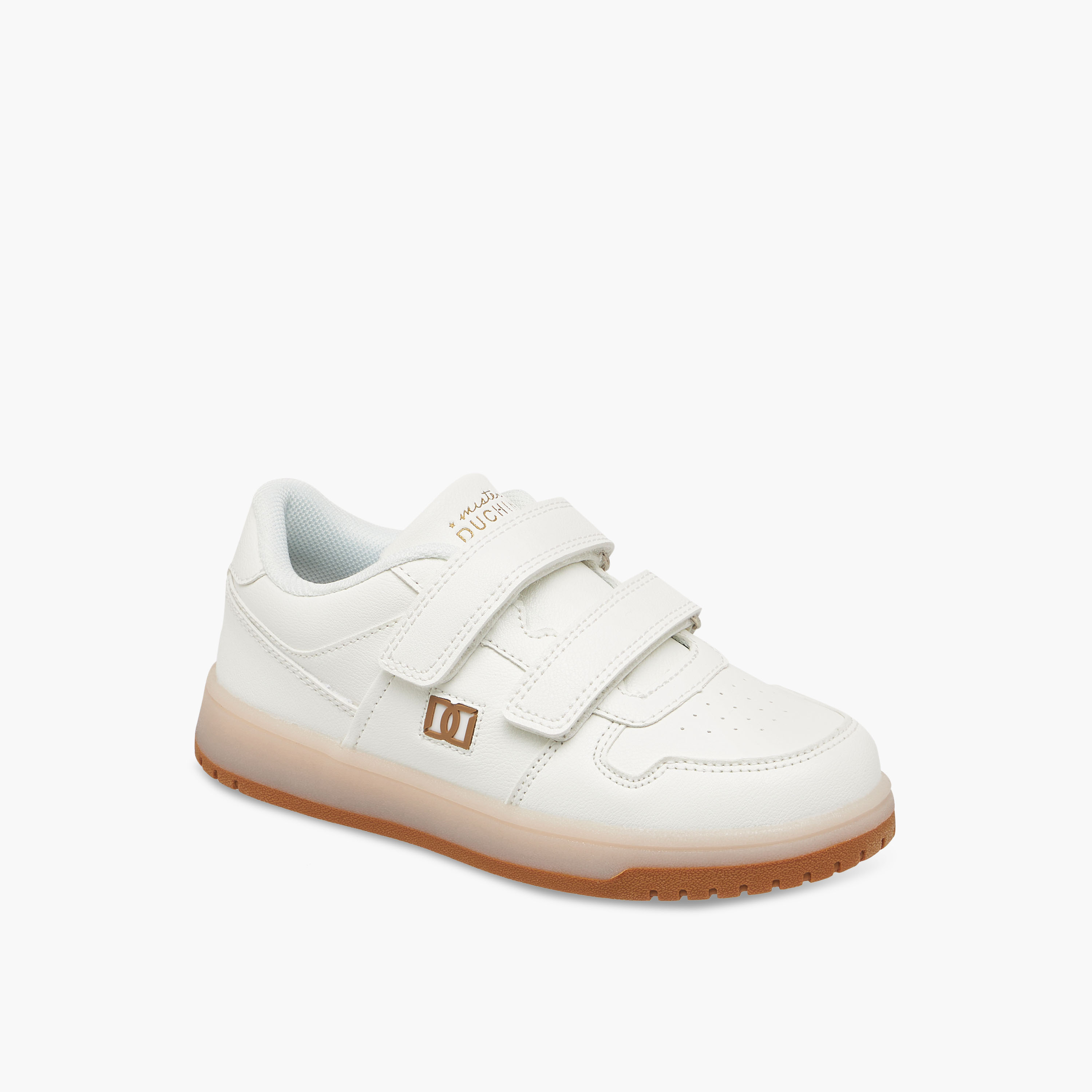 Mister Duchini Panelled Sneakers with Hook and Loop Closure-boys-shoes-sneakers-image-2