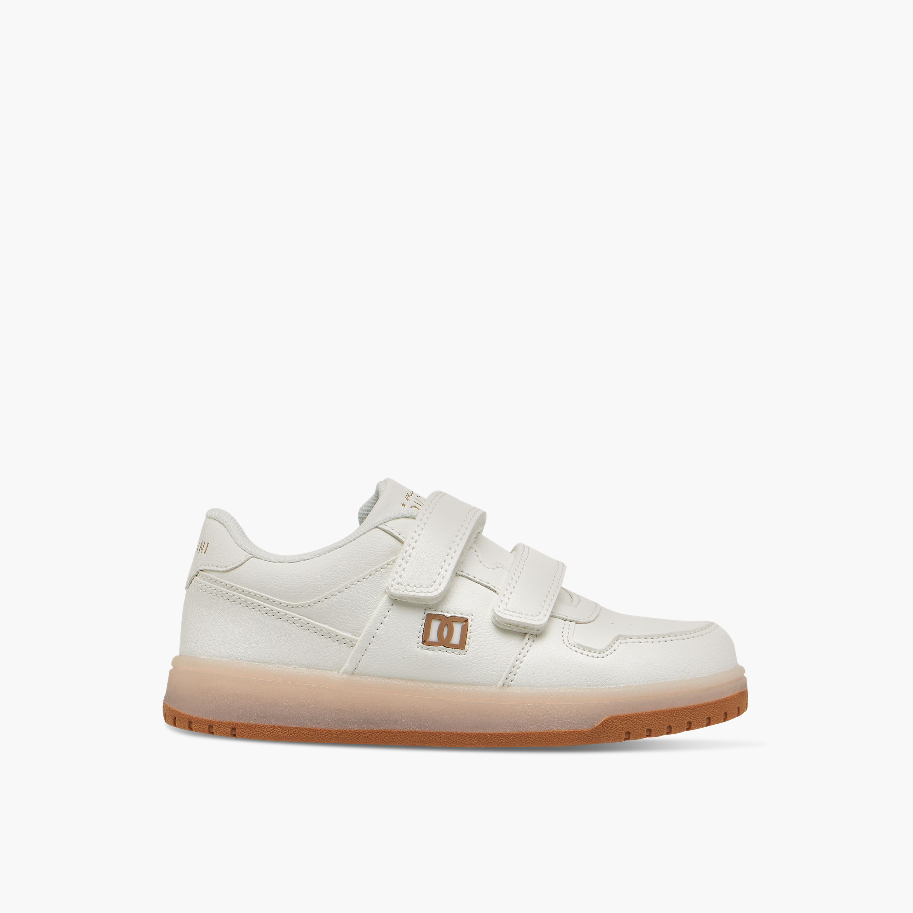 Mister Duchini Panelled Sneakers with Hook and Loop Closure-boys-shoes-sneakers-image-3