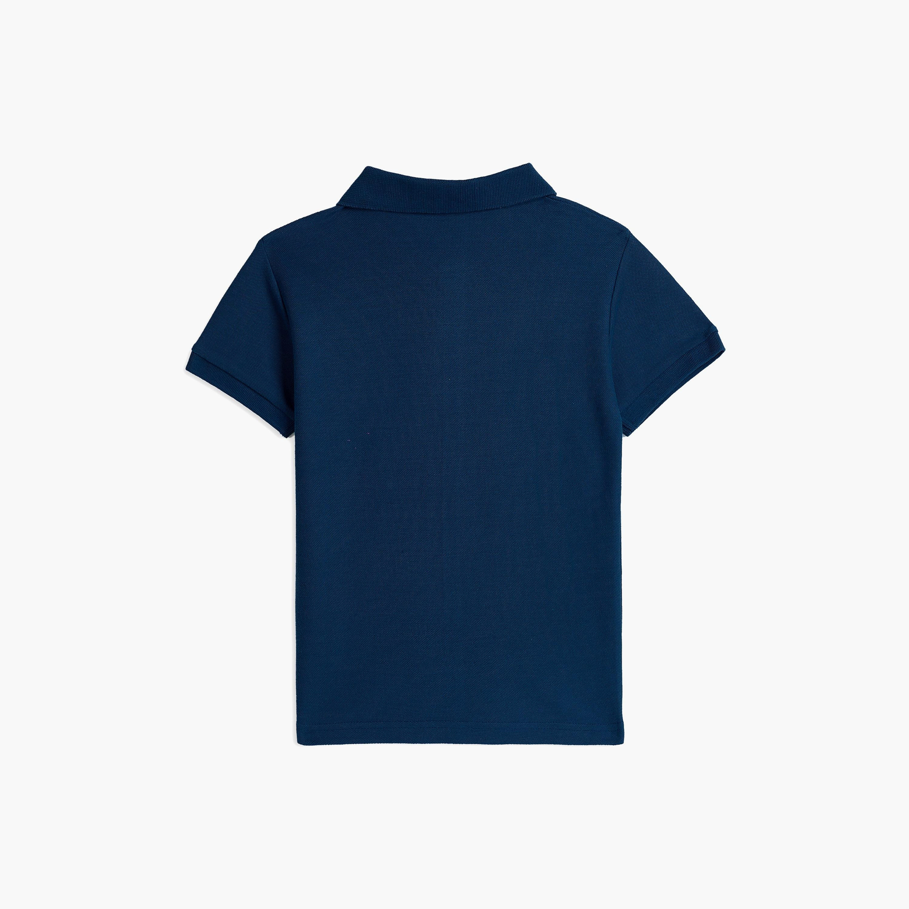 Victor and Jane Solid Short Sleeves Polo T-Shirt-boys-clothing-tshirtsandpolos-image-3