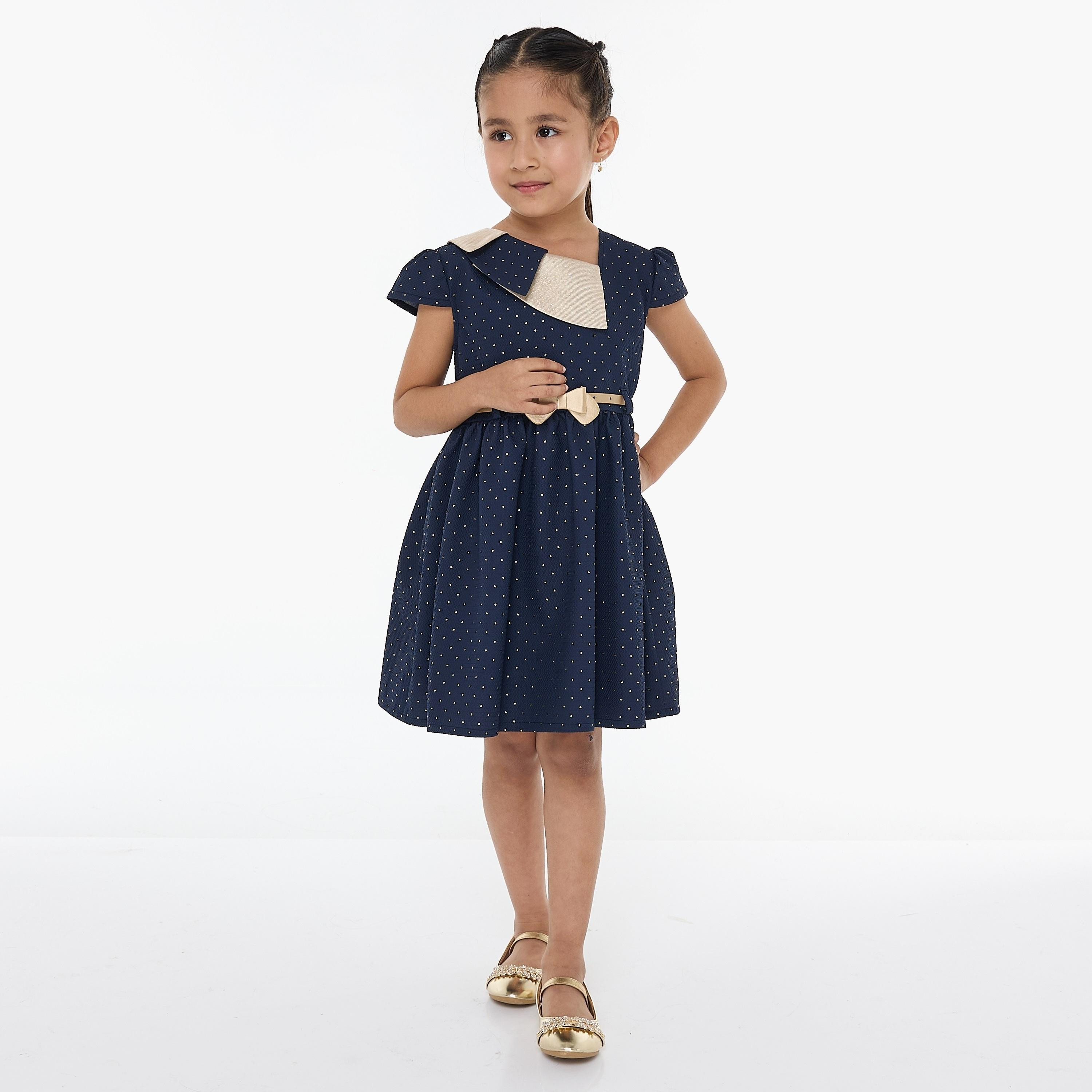 Victor and Jane Printed Cap Sleeves Dress-girls-clothing-dressesandjumpsuits-image-2