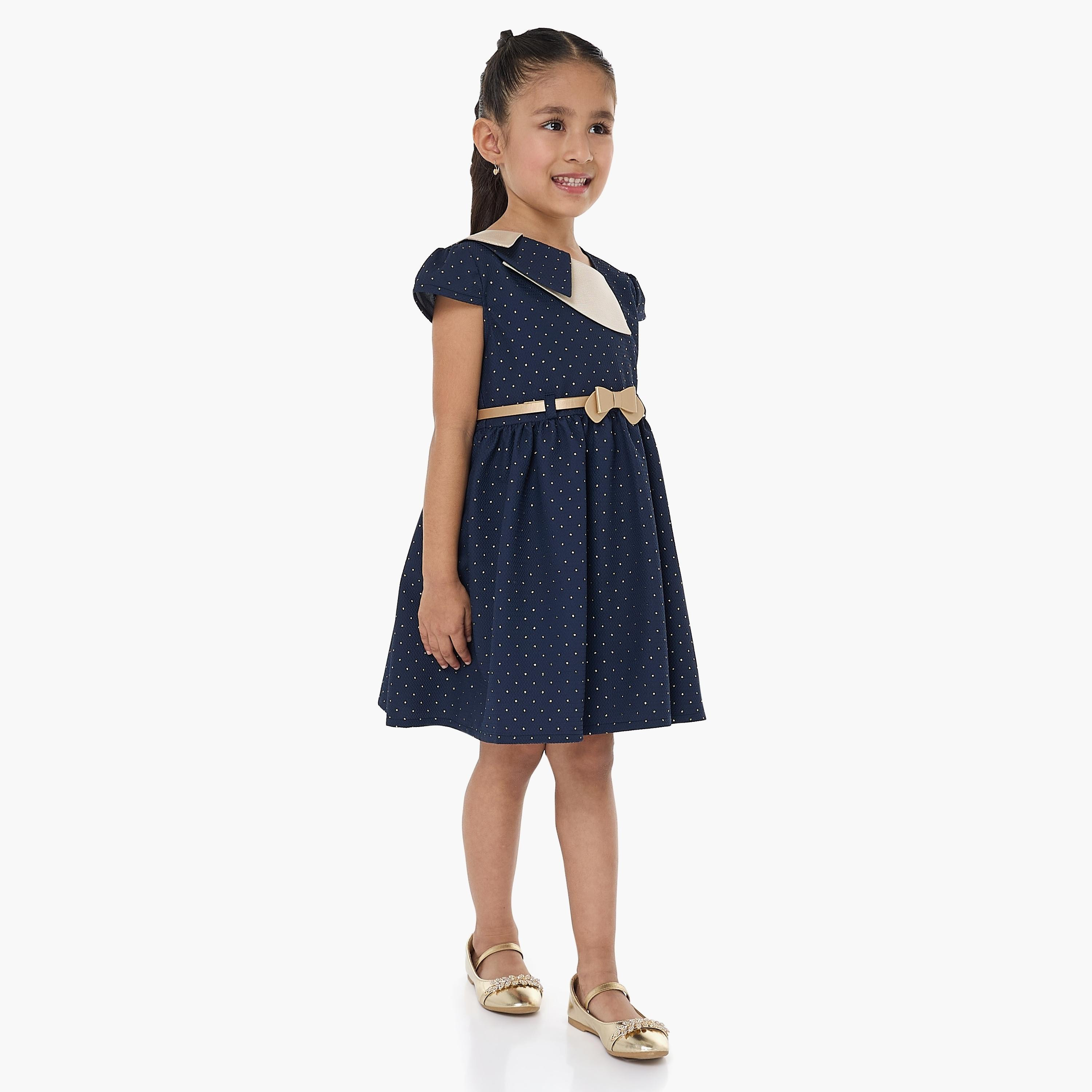 Victor and Jane Printed Cap Sleeves Dress-girls-clothing-dressesandjumpsuits-image-3