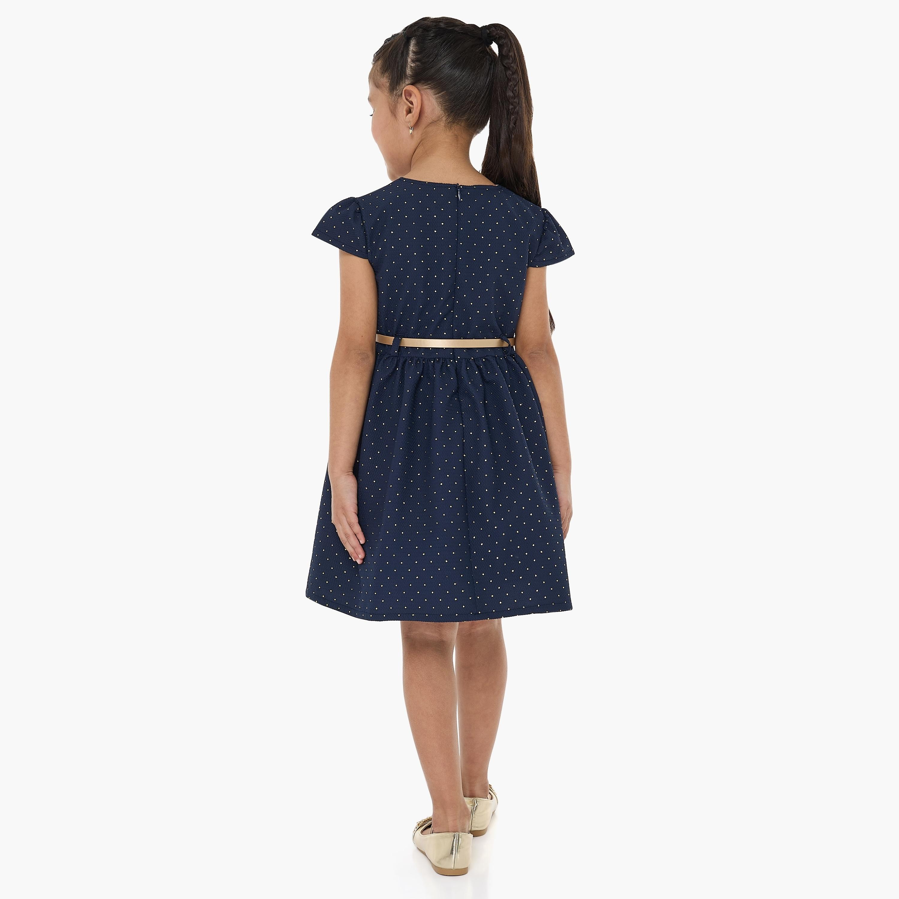 Victor and Jane Printed Cap Sleeves Dress-girls-clothing-dressesandjumpsuits-image-4
