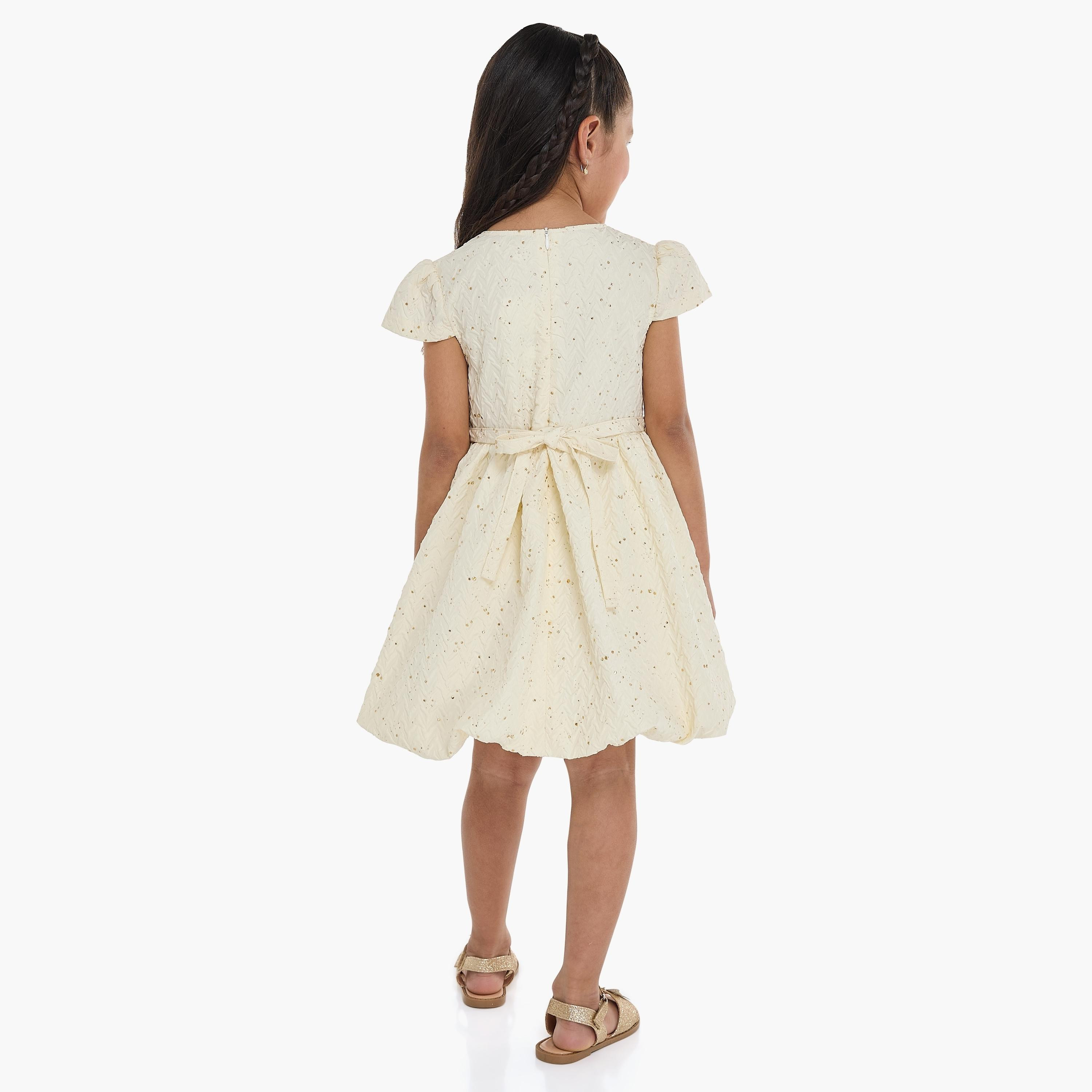 Victor and Jane Embellished Cap Sleeves Dress-girls-clothing-dressesandjumpsuits-image-4