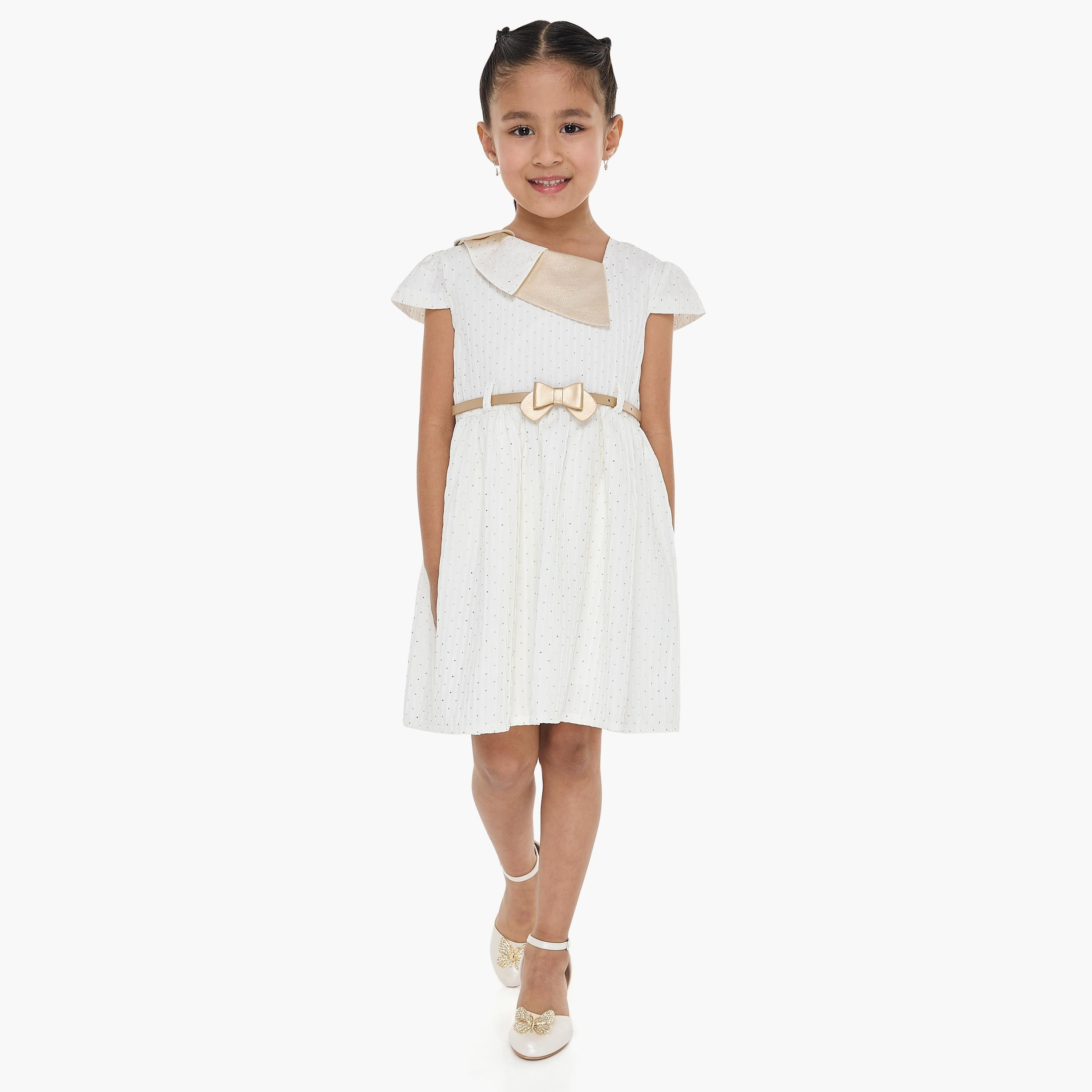 فستان بطبعات وأكمام كاب من فيكتور اند جين-girls-clothing-dressesandjumpsuits-image-2