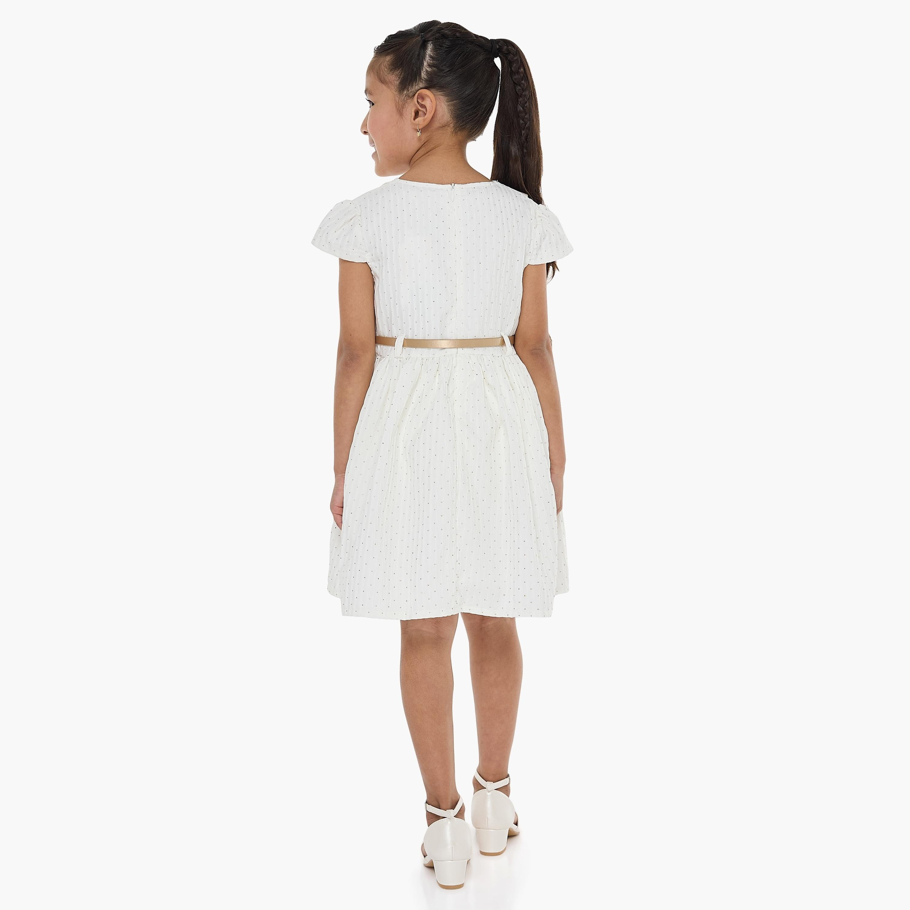 فستان بطبعات وأكمام كاب من فيكتور اند جين-girls-clothing-dressesandjumpsuits-image-4