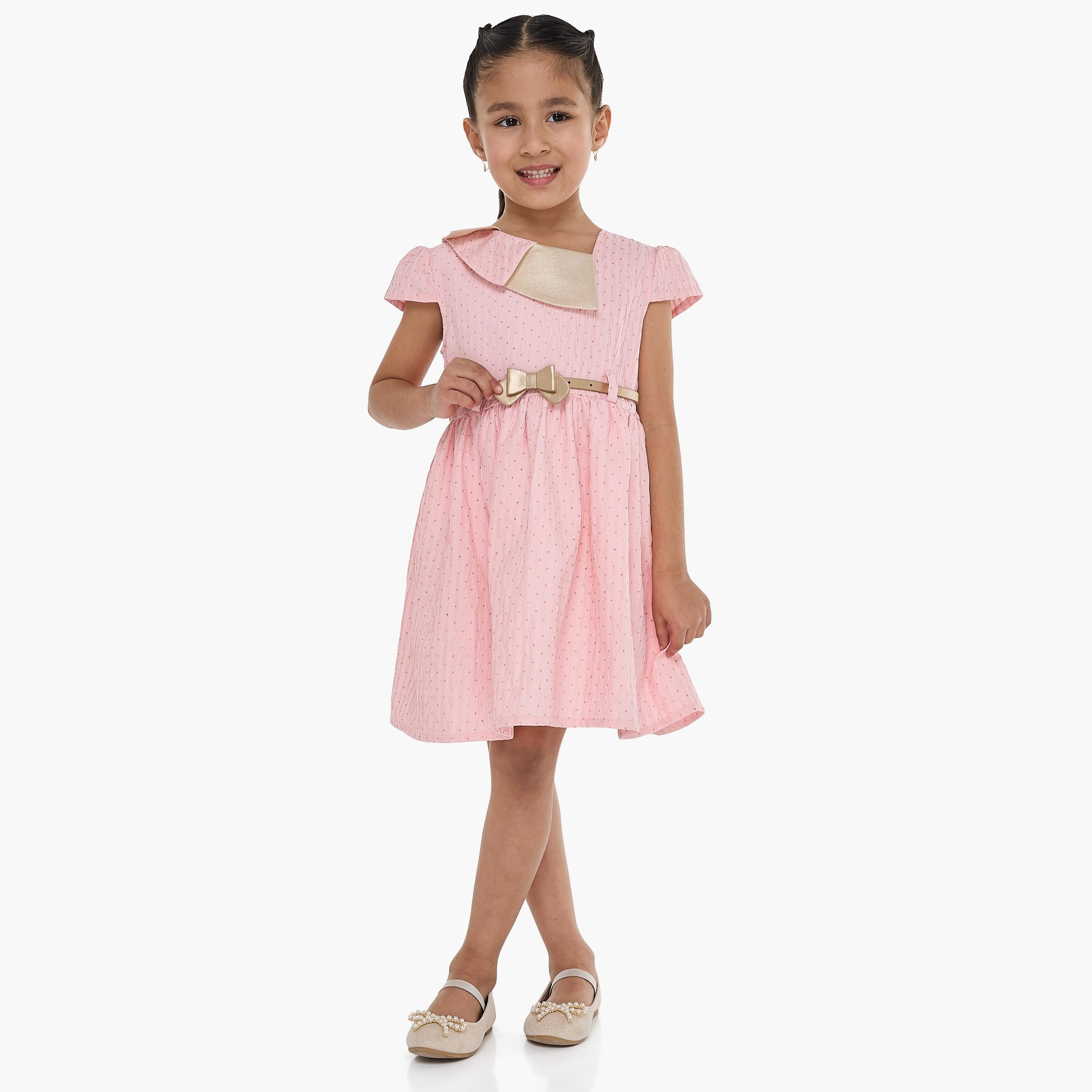 Victor and Jane Printed Cap Sleeves Dress-girls-clothing-dressesandjumpsuits-image-1