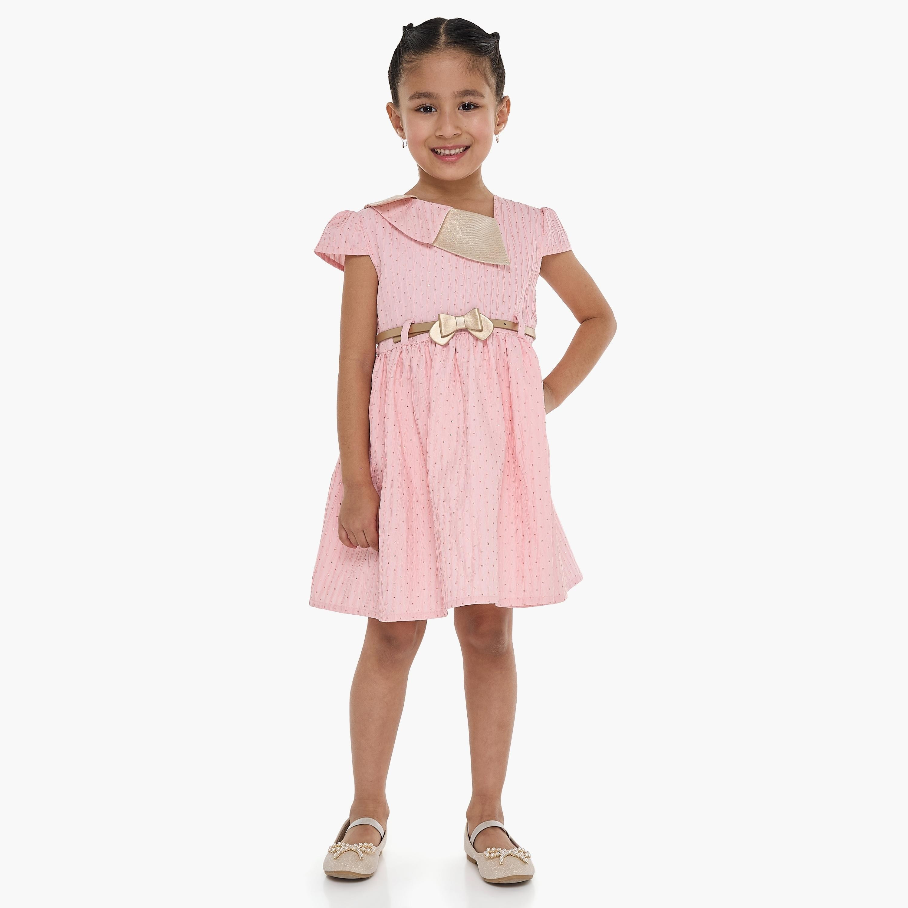 فستان بطبعات وأكمام كاب من فيكتور اند جين-girls-clothing-dressesandjumpsuits-image-2