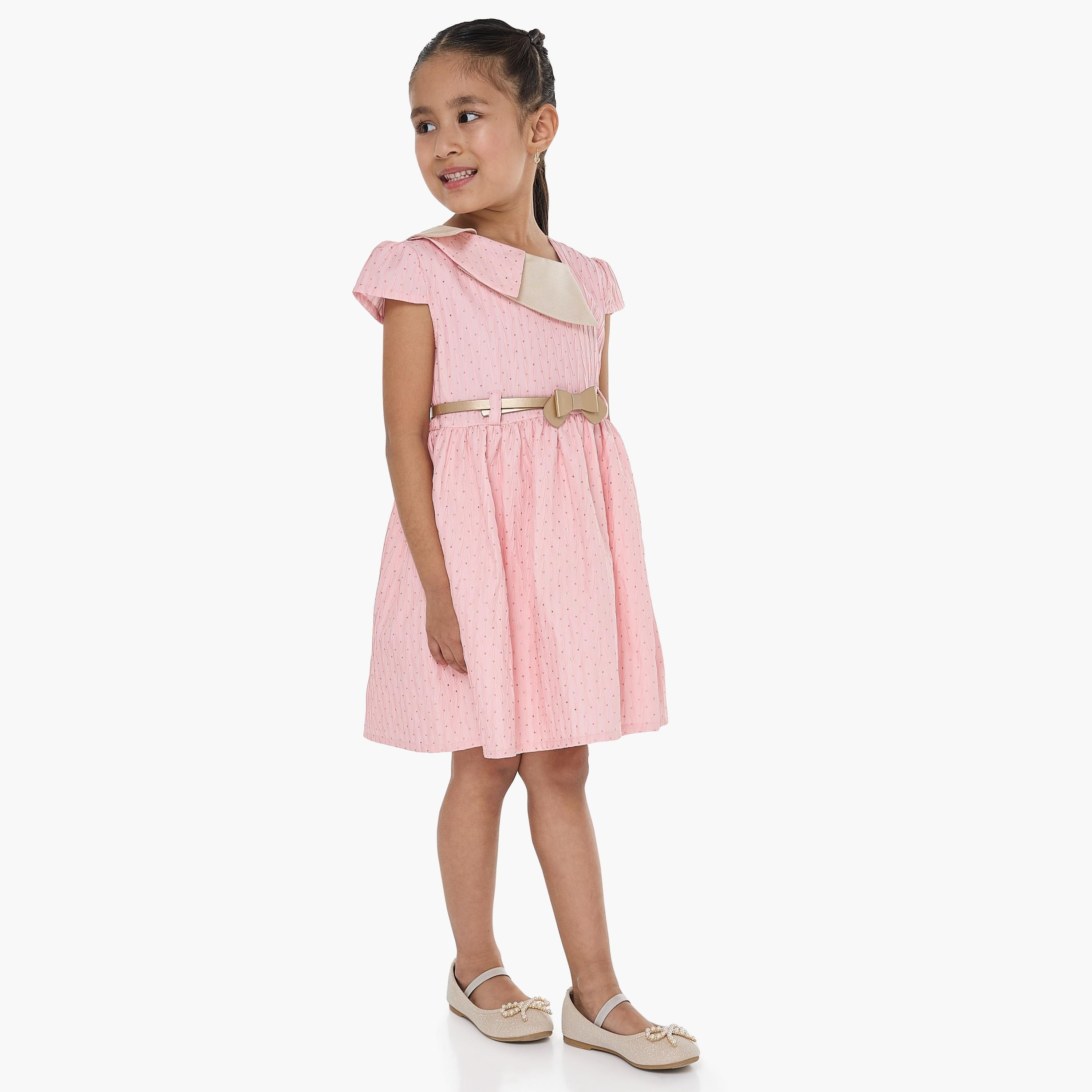 فستان بطبعات وأكمام كاب من فيكتور اند جين-girls-clothing-dressesandjumpsuits-image-3